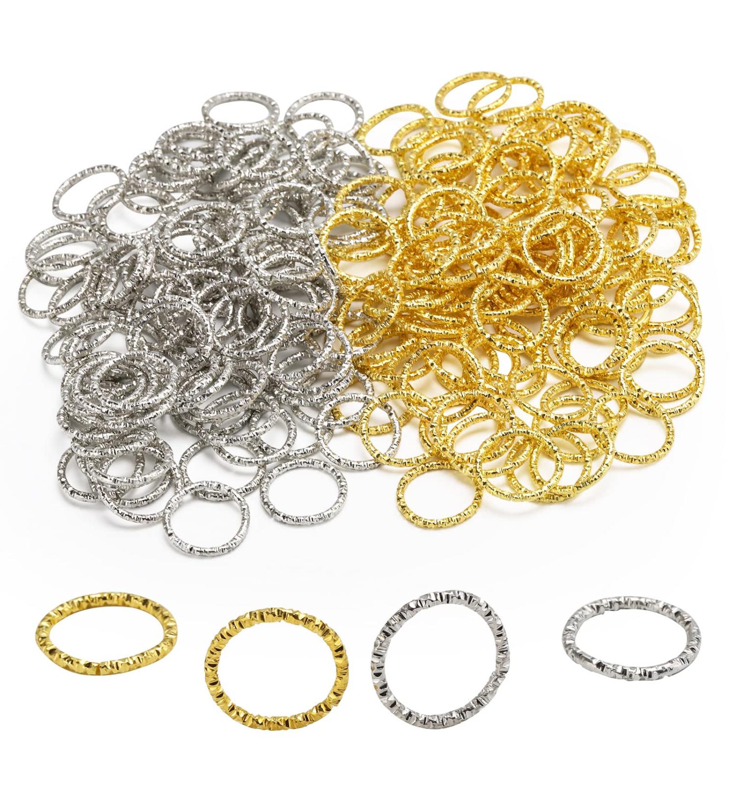 Tbestmax 200 Hair Beads Dreadlocks Jewelry for Women - Hair Rings, Clips, Metal Cuffs - Silver & Golden Accessories - Buy Online on GoSupps.com