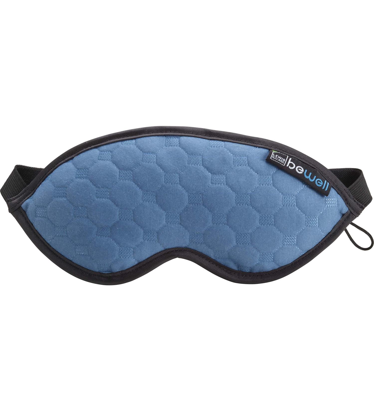 Bewell Adjustable Eye Mask for Travel and Sleep Aid - Gray Blue - Buy Online on GoSupps.com