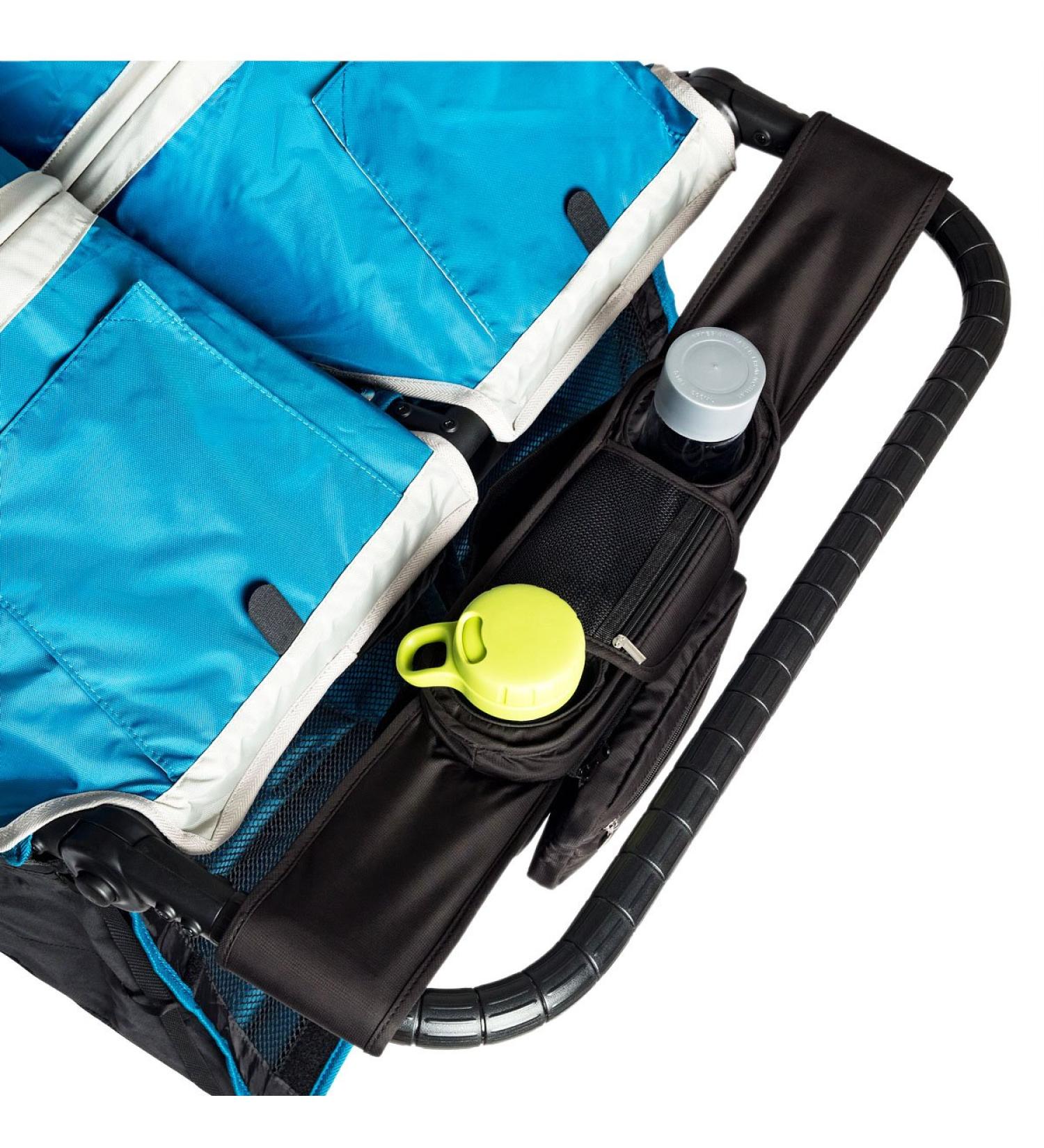 Ethan Emma Double Stroller Organizer with Cup Holders Fits Both Single Double Strollers Secured