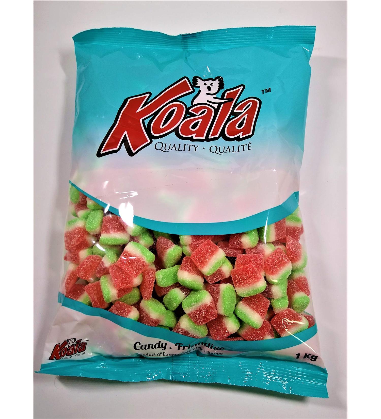 Koala Watermelon Slices Gummy Candy 1Kg Bag