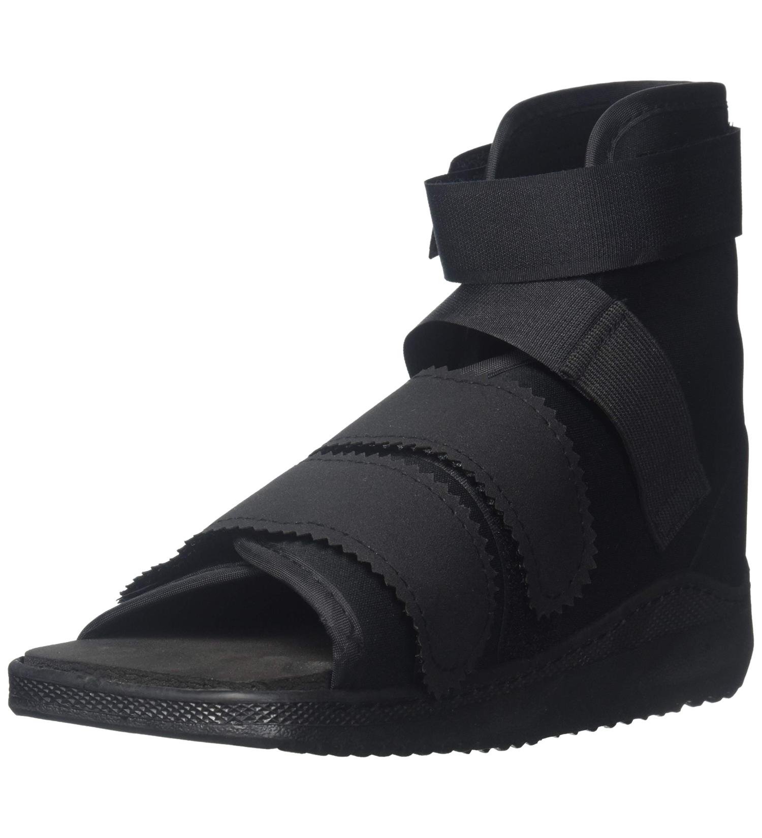 Slimline Cast Boot Black Square Toe Extra-Small 0.53 Pound