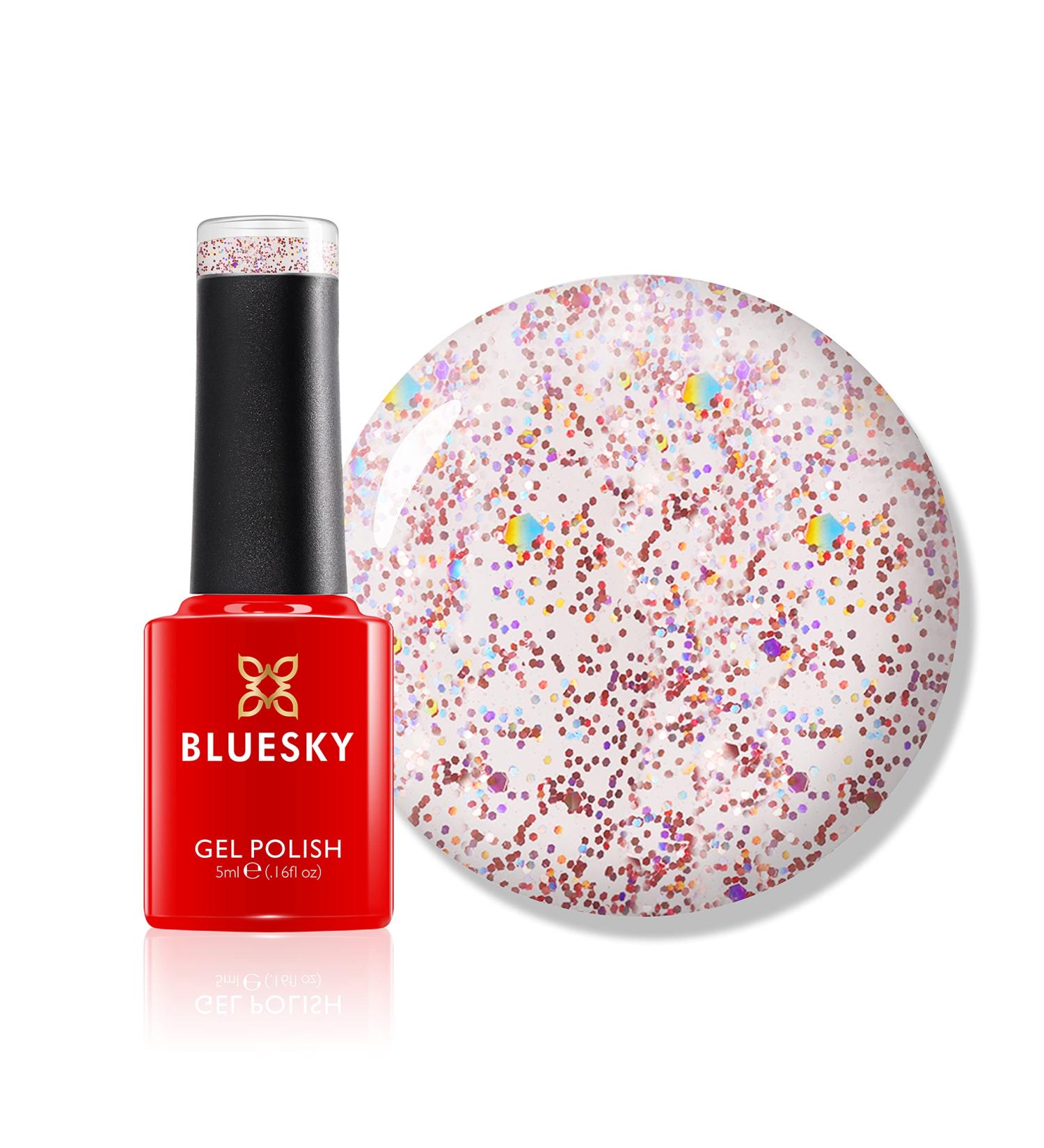 Bluesky Gel Nail Polish Martini Kiss Mini S17N Burgundy Red Long Lasting Chip Resistant 5ml (Requires Drying Under UV LED Lamp) - Buy Online on GoSupps.com
