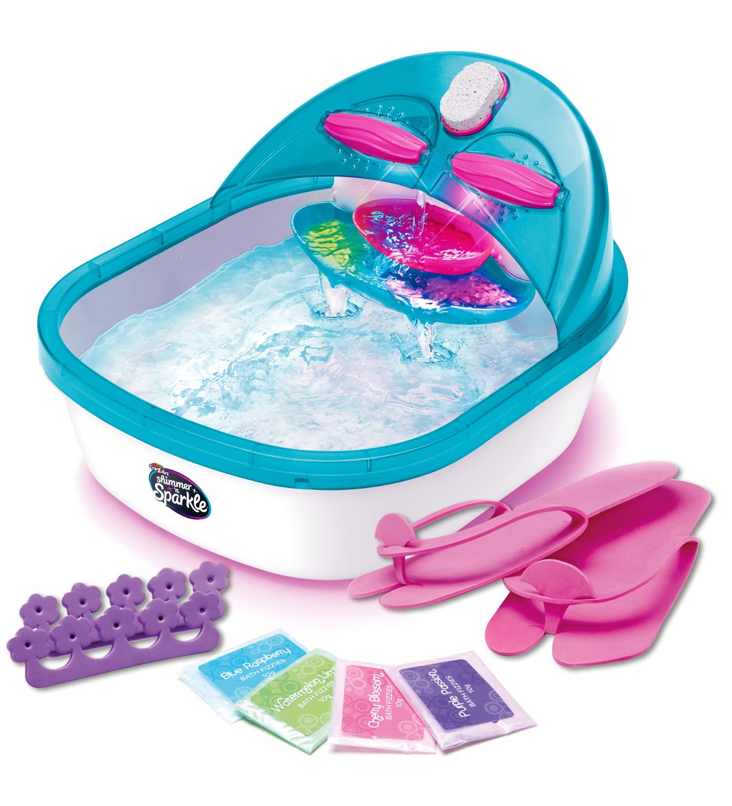 Shimmer n Sparkle 6-in-1 Kids Massaging Foot Spa - Fun and Relaxation for Young Feet - Buy Online on GoSupps.com