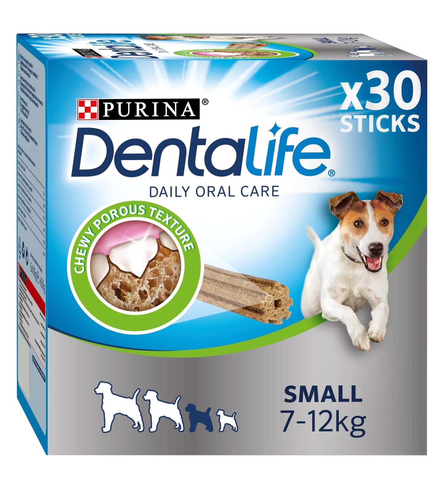 DENTALIFE Small Dog Treat Dental Chew 30 Stick Pack of 2 - Buy Online on GoSupps.com