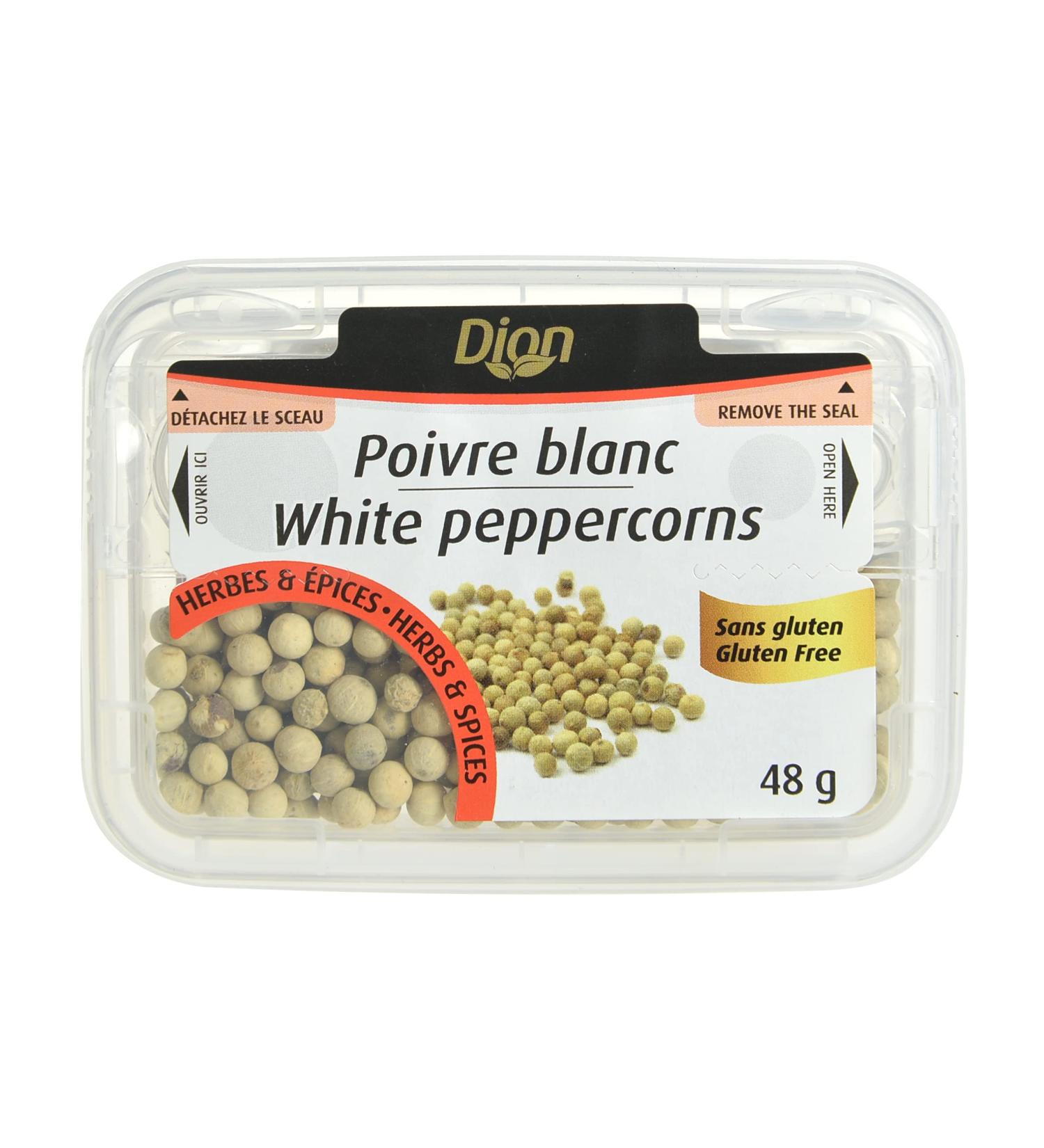 White peppercorns - Buy Online on GoSupps.com