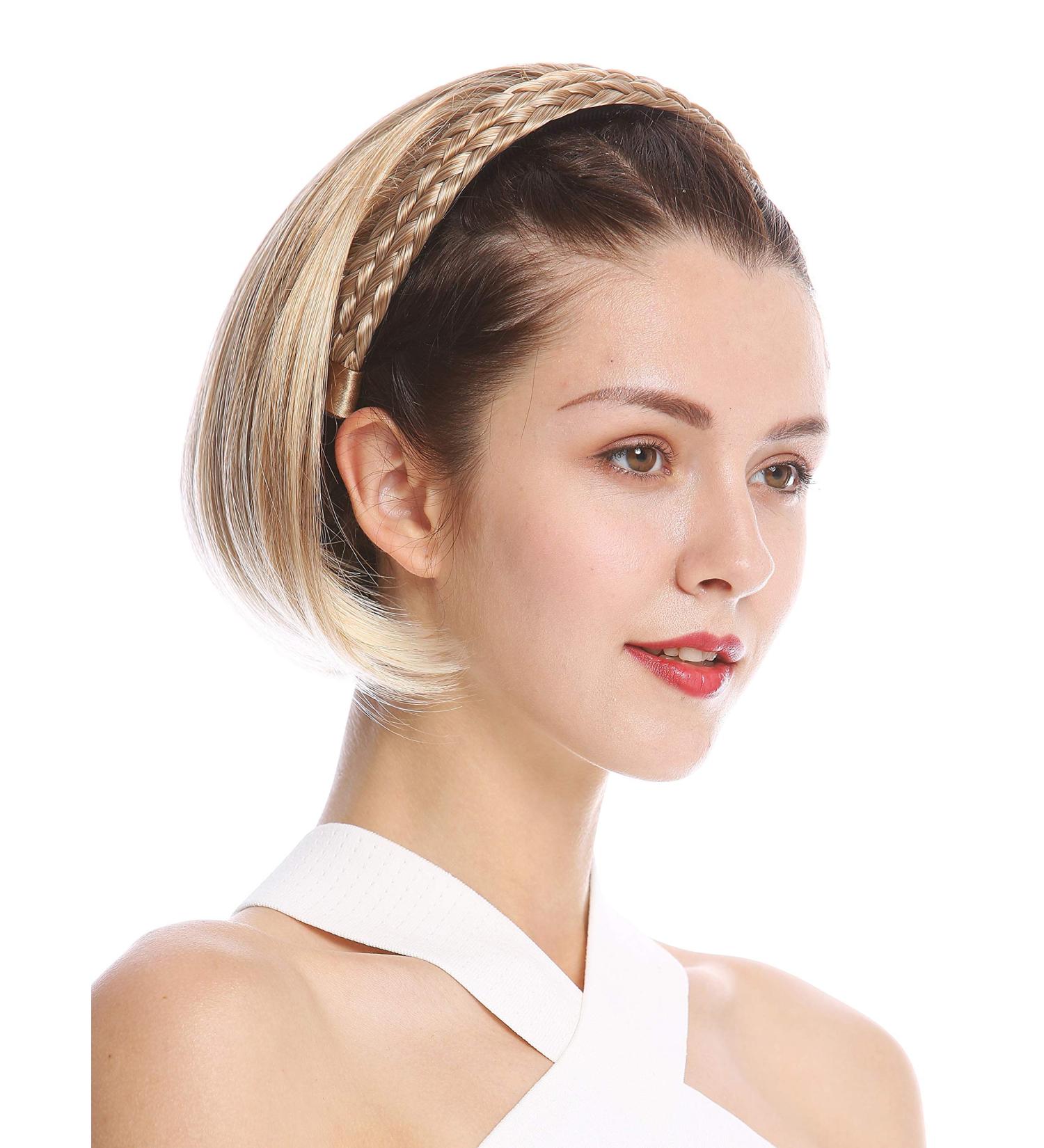 Shop Wig Me Up-90606-27T613 Half Wig - Noble Braided Blonde Hair 30 cm Smooth & Stylish for Effortless Looks - Buy Online on GoSupps.com