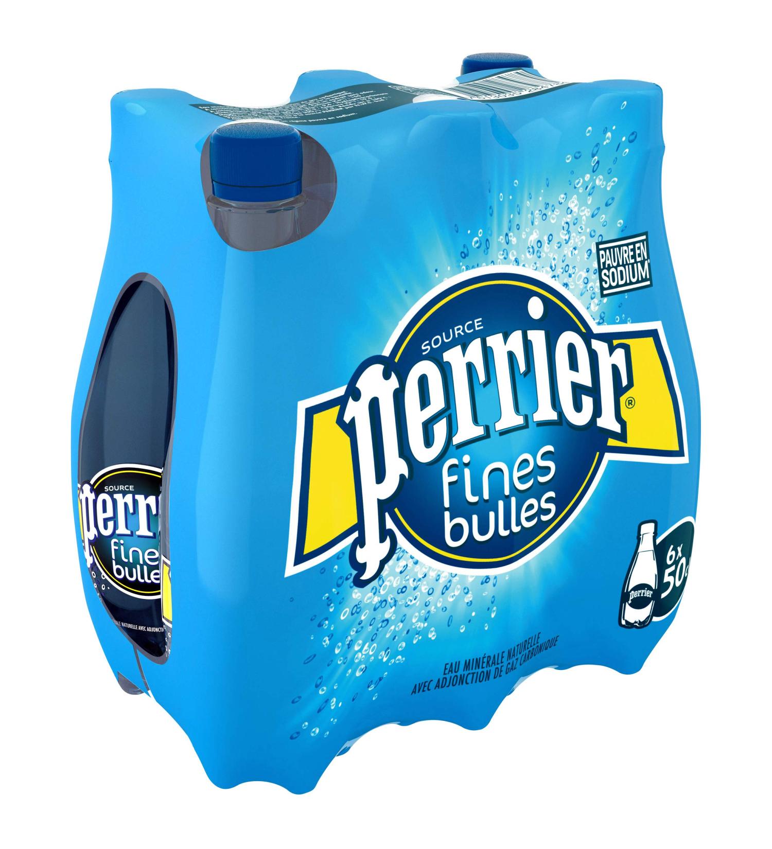 Perrier Fine Bubbles Mineral Water 6 x 500 ml - Buy Online on GoSupps.com