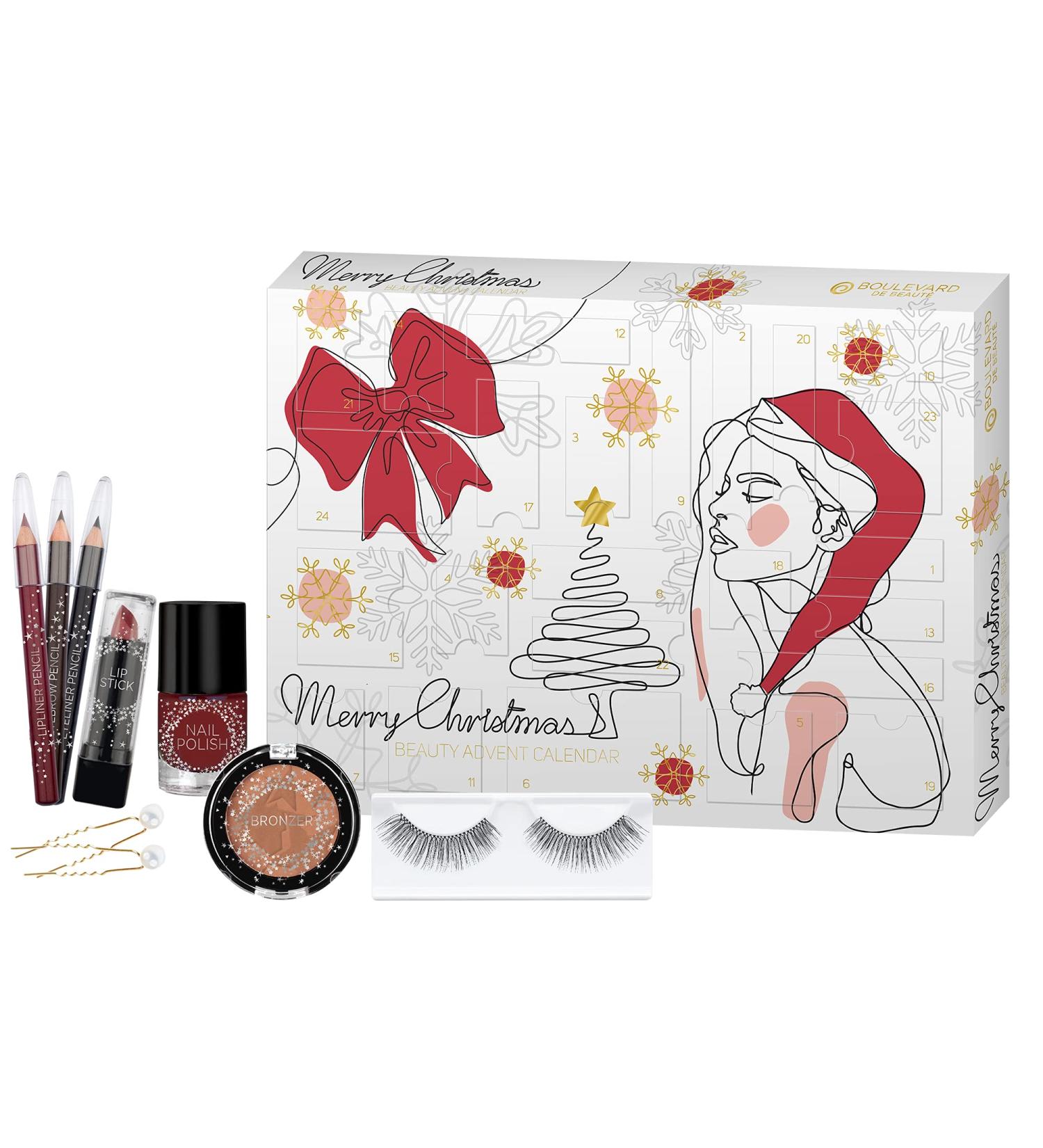Boulevard de Beaut Cosmetics Advent Calendar - 24 Days of Beauty Surprises | Ideal Gift for Girls & Women - Buy Online on GoSupps.com