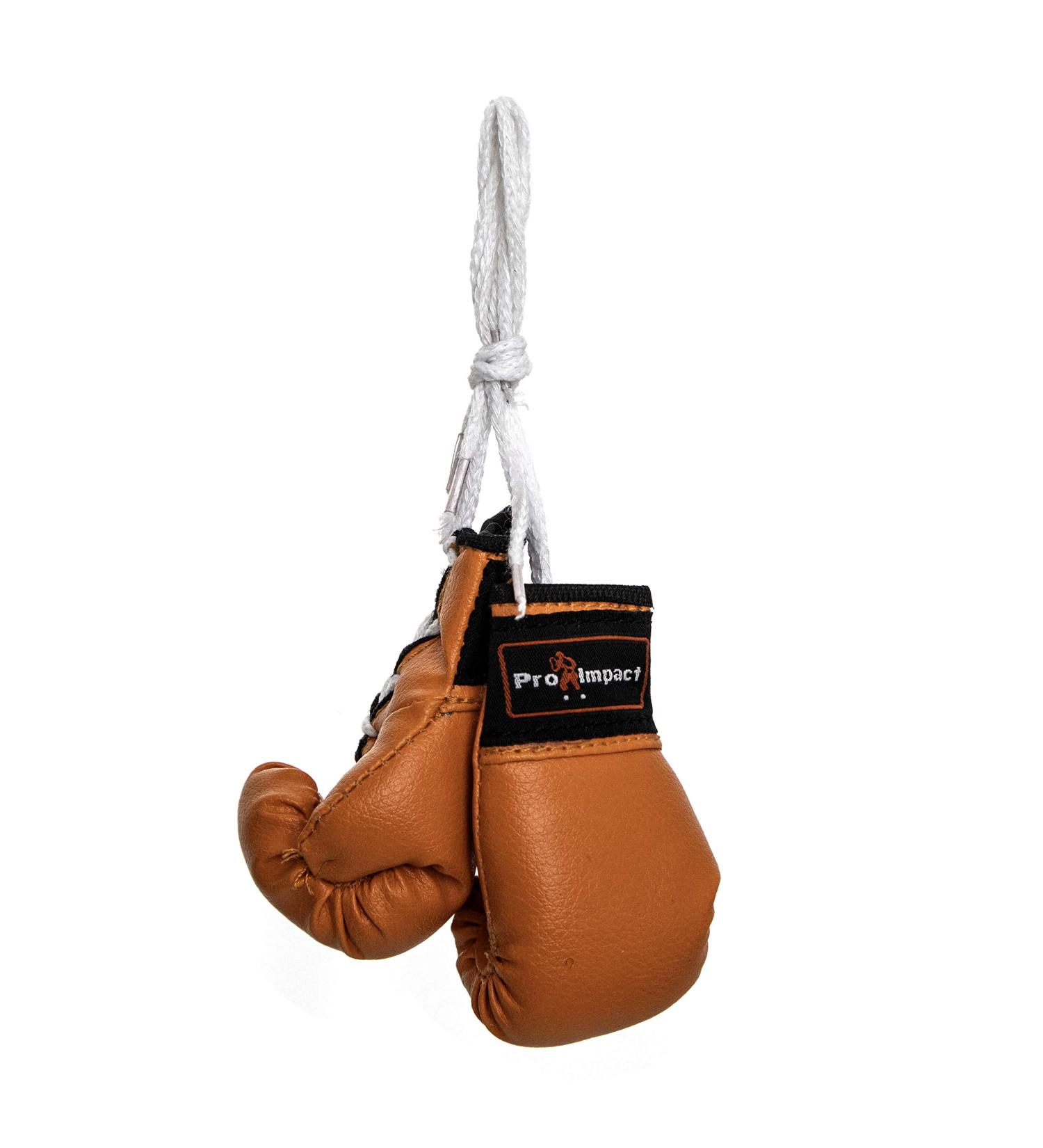 Pro Impact Mini Boxing Gloves - Christmas Ornament & Souvenir - 1 Pair Orange - Buy Online on GoSupps.com
