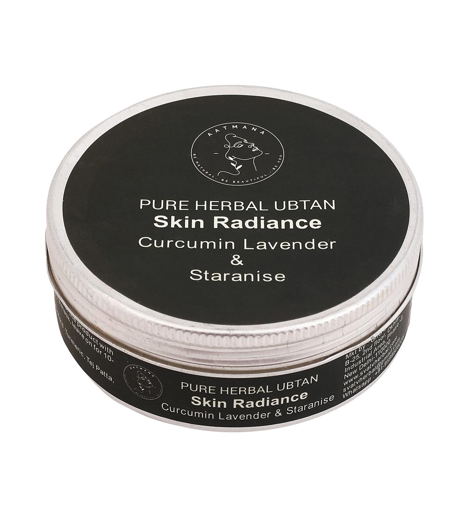 Ayurvedic Herbal Ubtan Face Mask - Curcumin & Lavender for Radiant Skin | Brightening Tan Remover Beauty Powder - 100gm - Buy Online on GoSupps.com