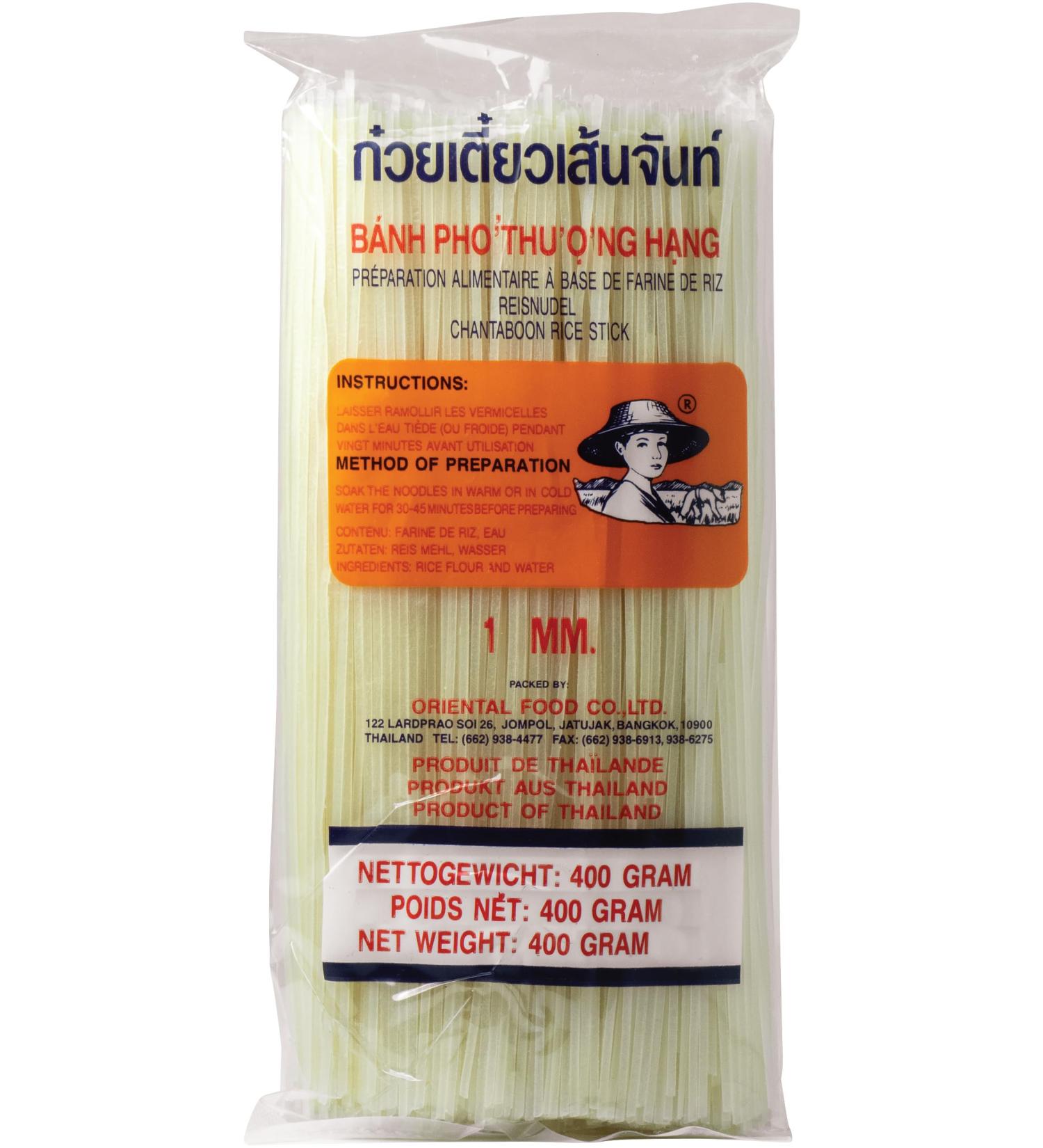 Farmer FARMER - Rice noodles (straight) 1 mm (1 x 400 g)