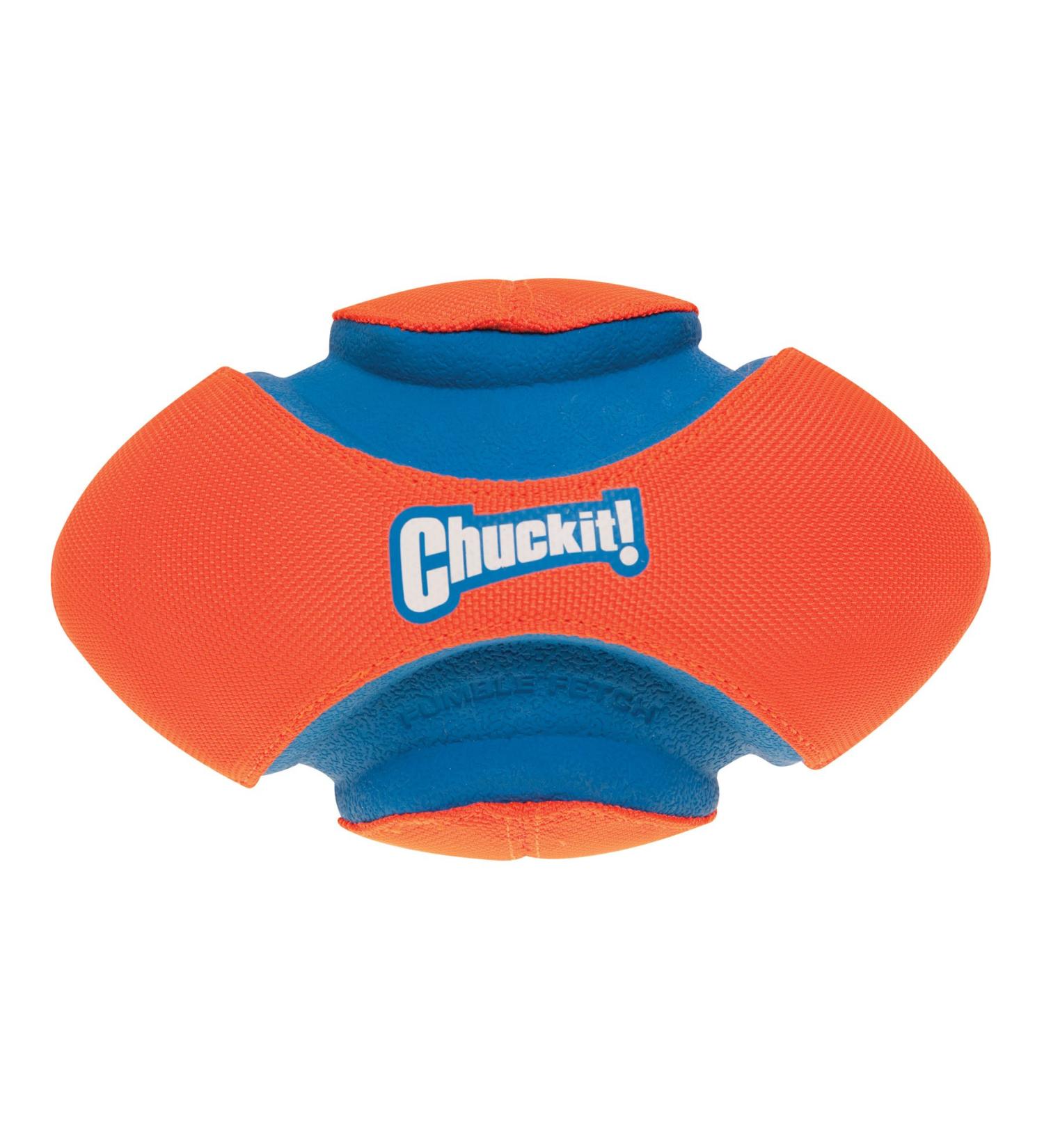 Chuckit Fumble Fetch Dog Toy 13 x 20 cm Small Orange Blue