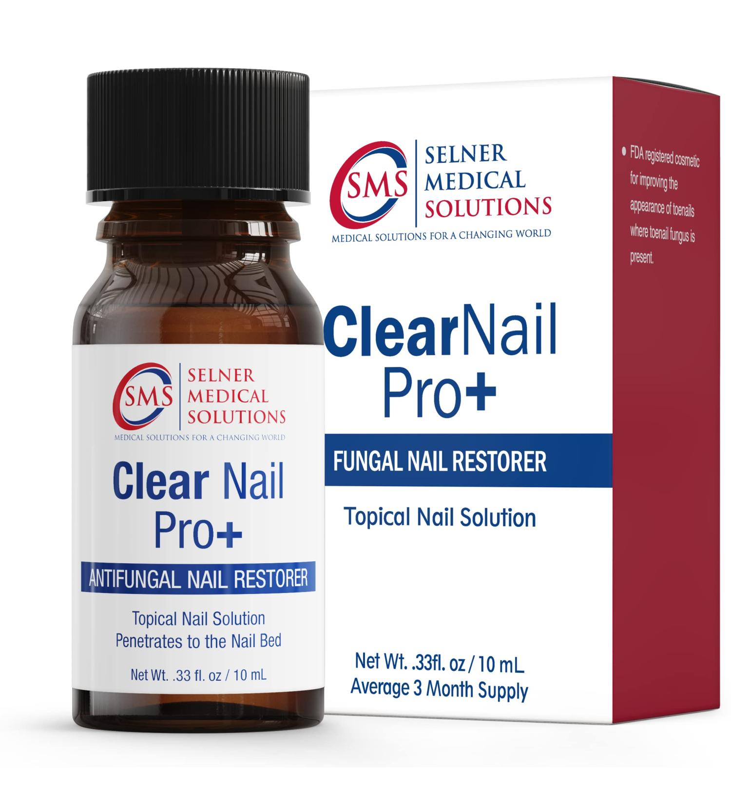 ClearNail Pro+ Extra Strength Toenail Fungus Remover - Restore Discolored Thickened Nails - Ideal Post Laser Treatment - Buy Online on GoSupps.com
