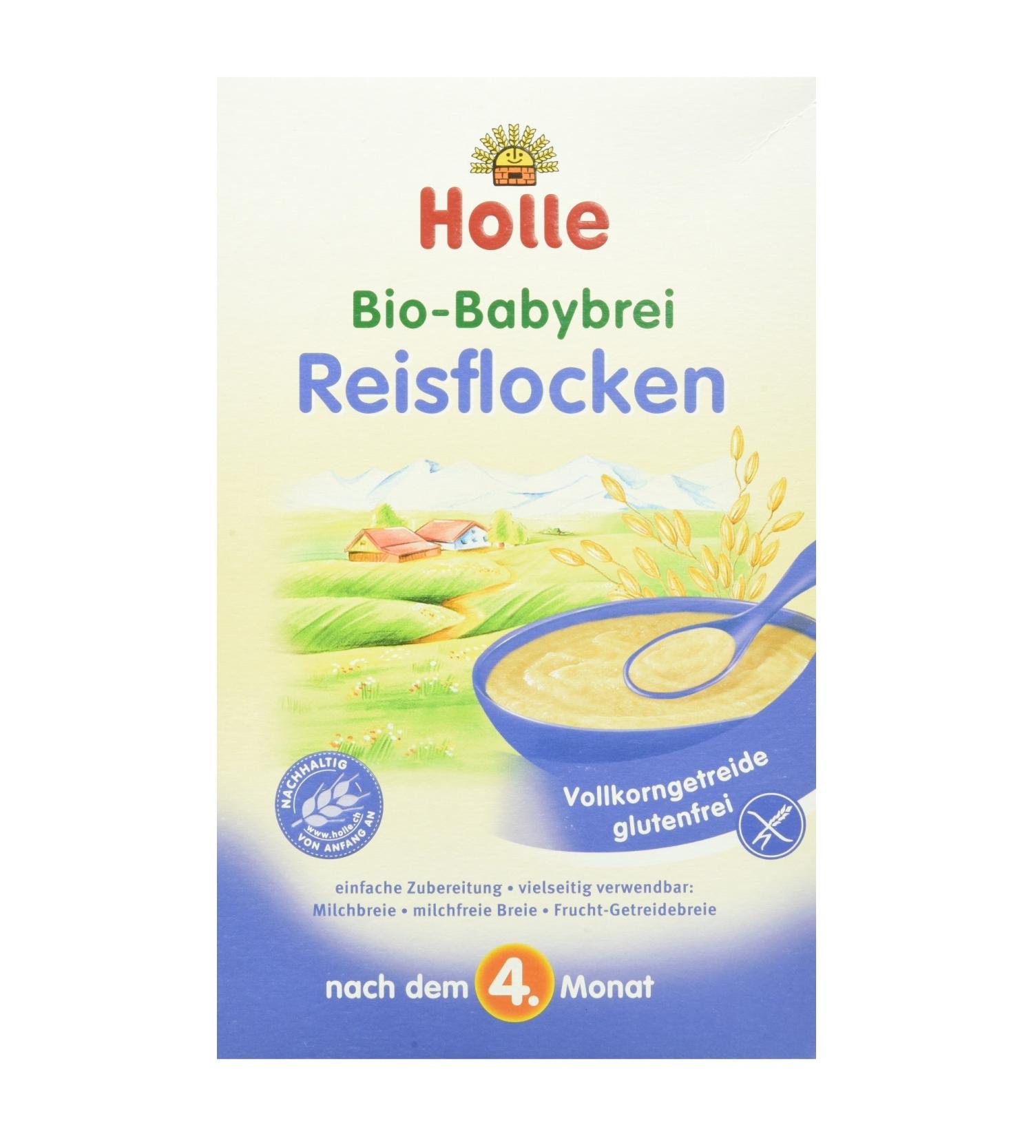 Holle Organic Porridge Rice Flakes 250g - Healthy Baby Food | Buy Internationally - Buy Online on GoSupps.com