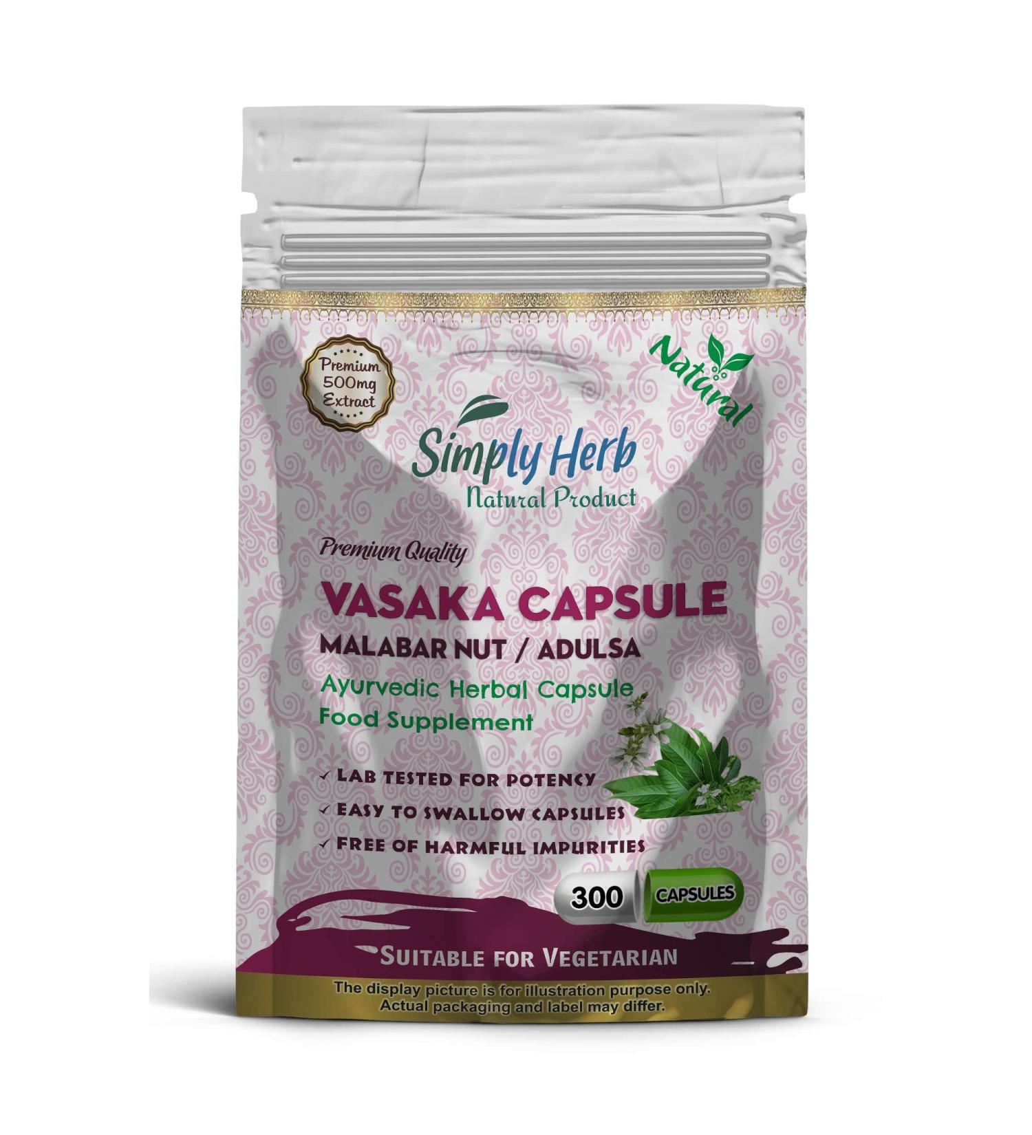 Vasaka Capsule (300 Capsules) 300 count (Pack of 1)