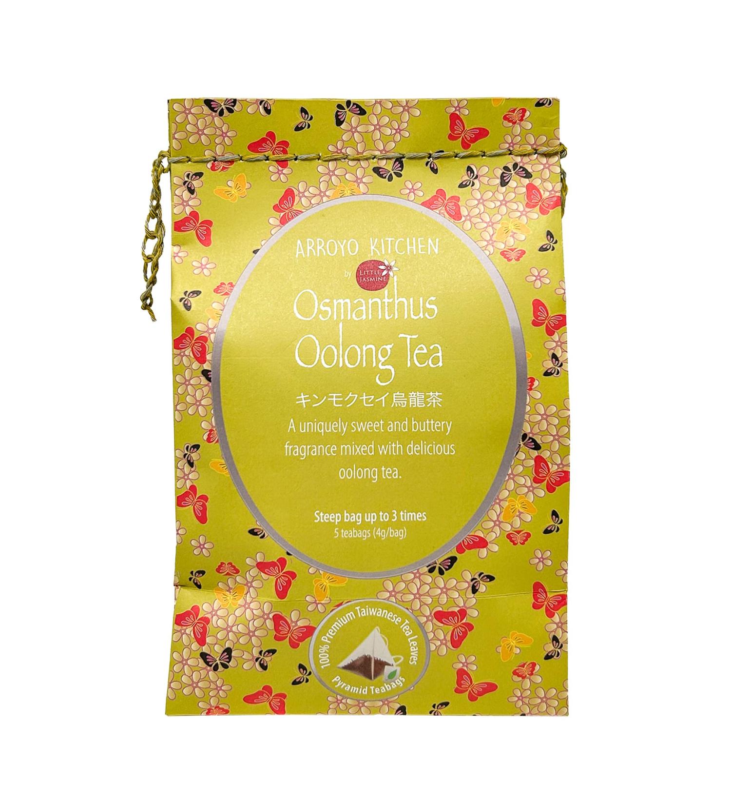 Arroyo Kitchen Osmanthus Oolong Tea - Premium Taiwanese Eco-Friendly Teabags | Natural Vegan Hot & Iced Tea - Buy Online on GoSupps.com