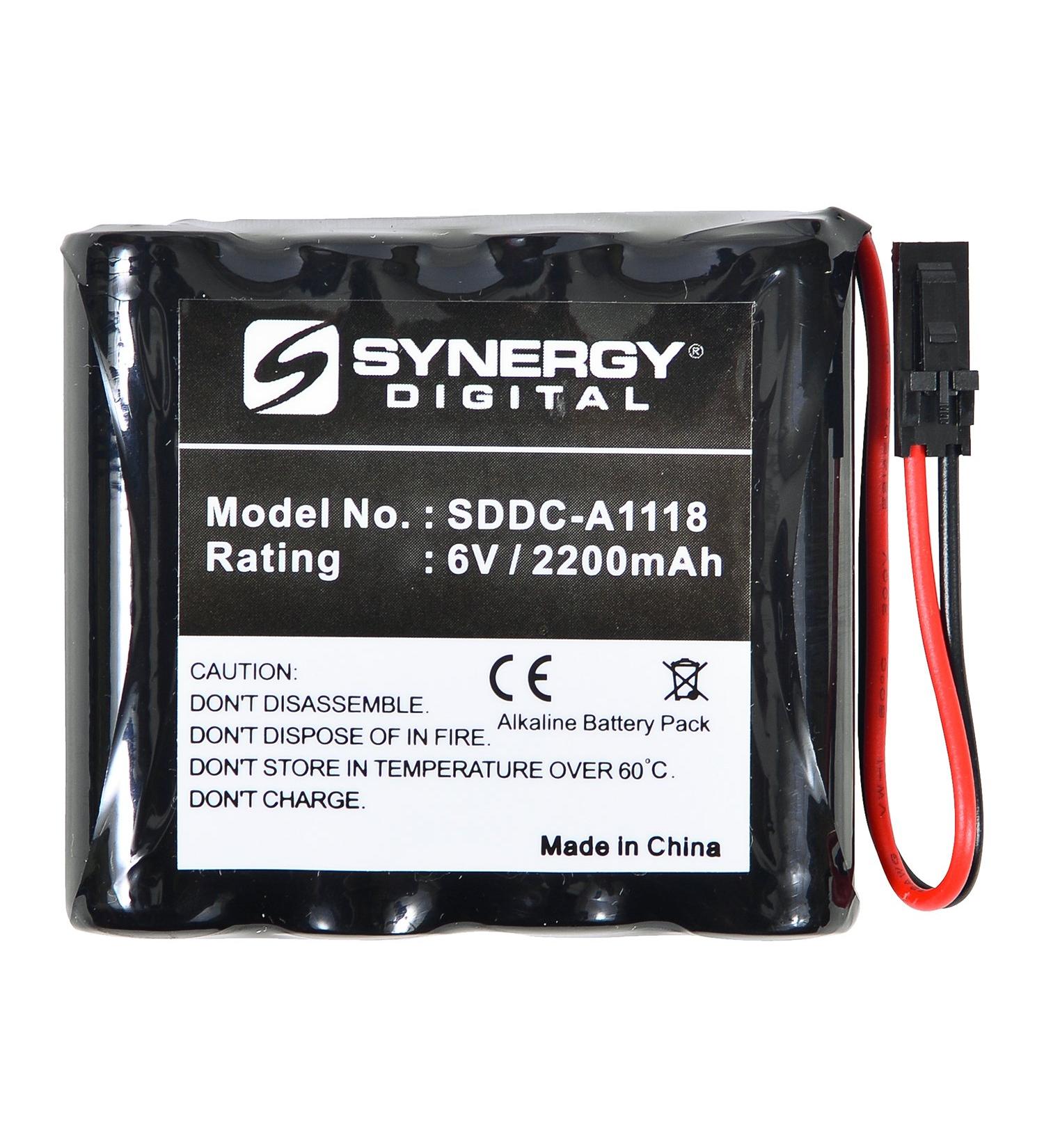 Synergy Digital 6V 2200 mAh Replacement Battery for Best Access Systems VPD-BB | Ultra Hi-Capacity Alkaline Battery - International Shipping Available - Buy Online on GoSupps.com