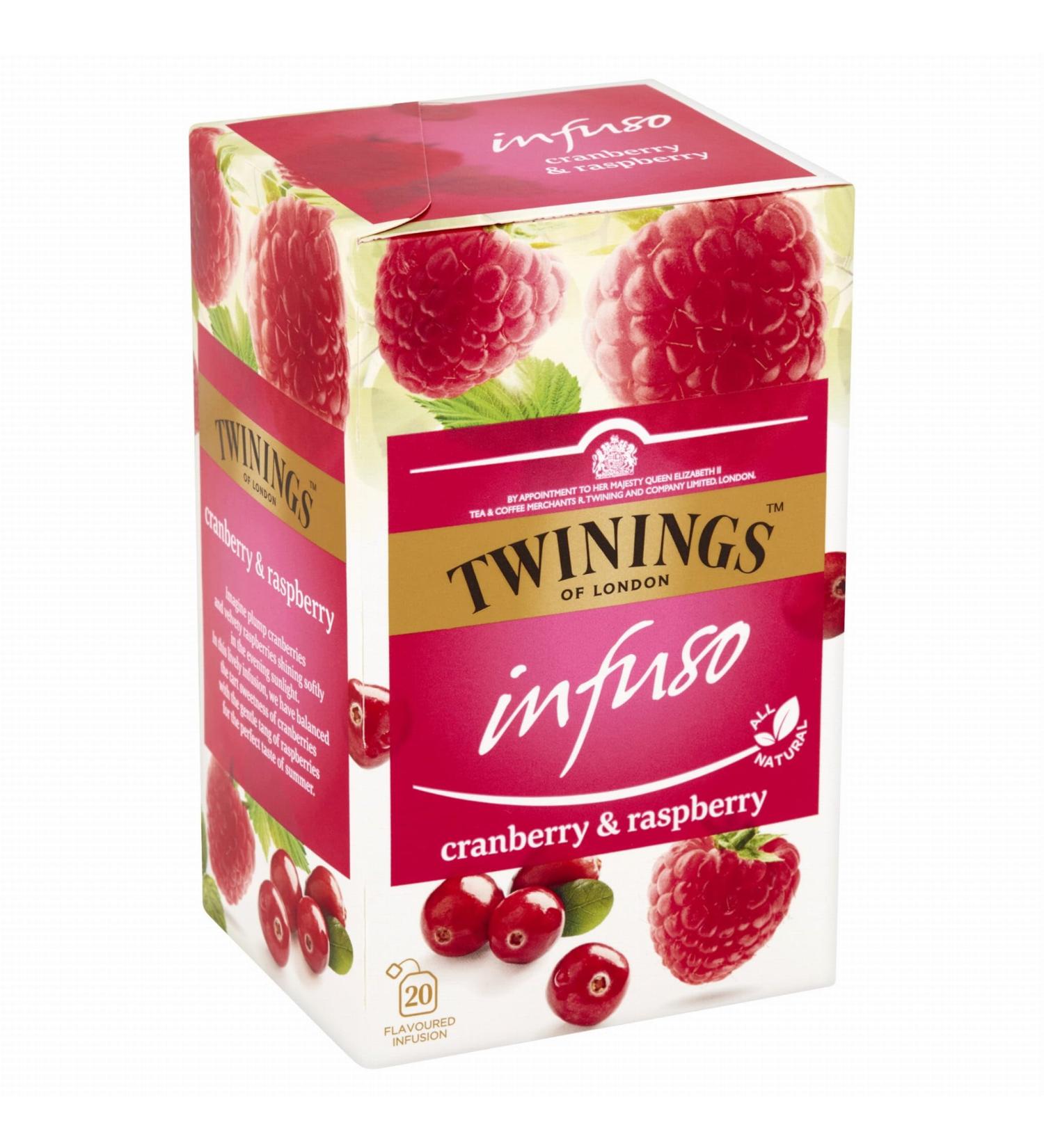  Twinings Twinings Cranberry & Raspberry Tea Bags 20 Per Pack - Buy Online on GoSupps.com
