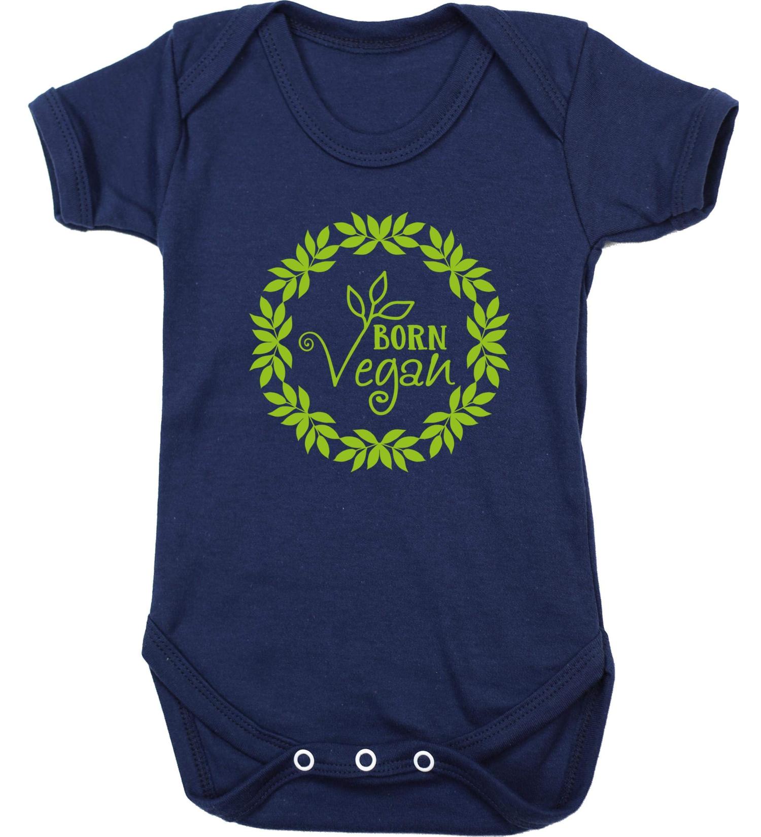 Hippowarehouse Born Vegan baby vest bodysuit (short sleeve) boys girls