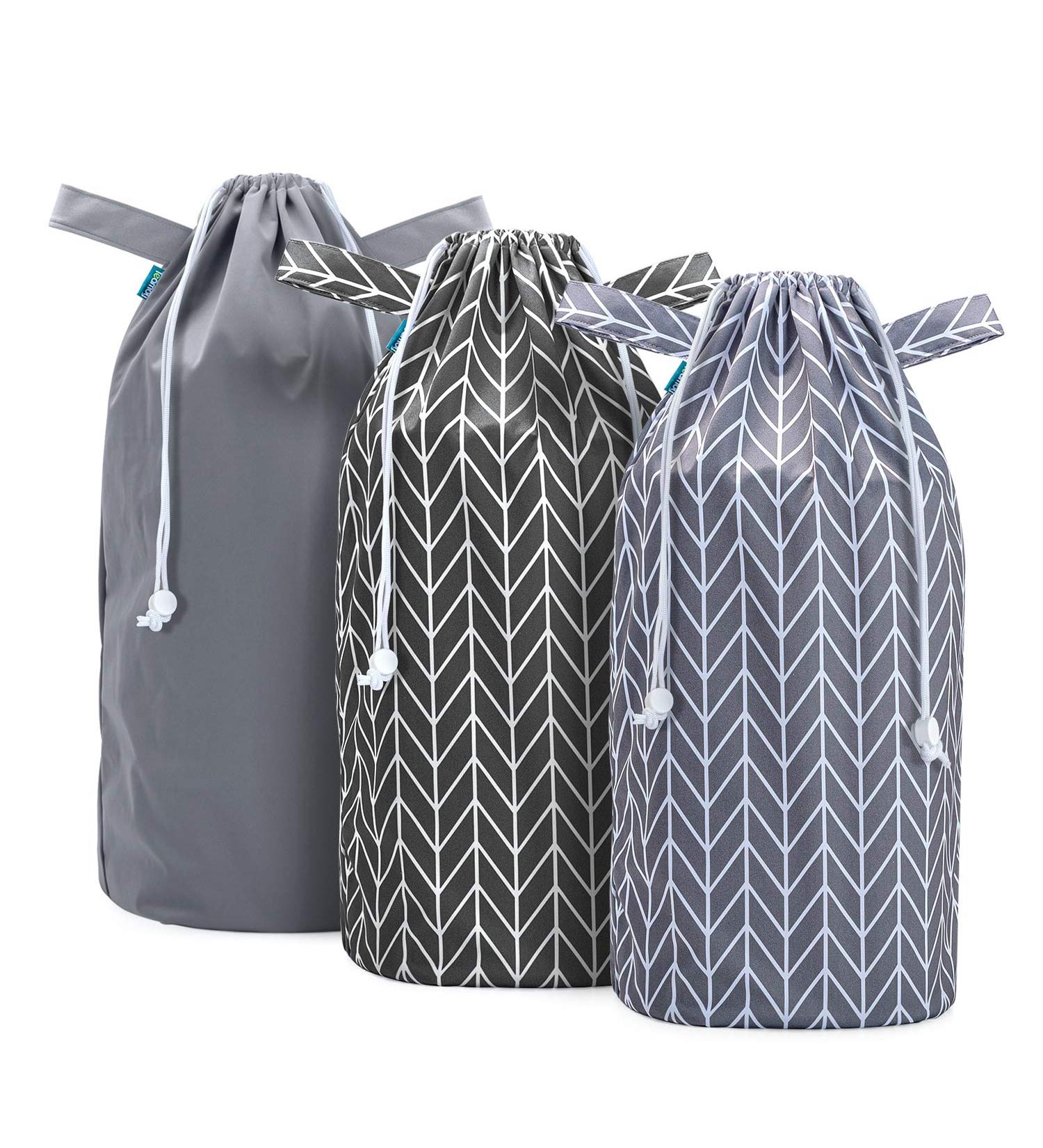 Teamoy 3pcs Nappy Bin Liner Set - Compatible with Dekor, Ubbi, and Tommee - Reusable Diaper Pail Wet Bag for Storage - Buy Online on GoSupps.com