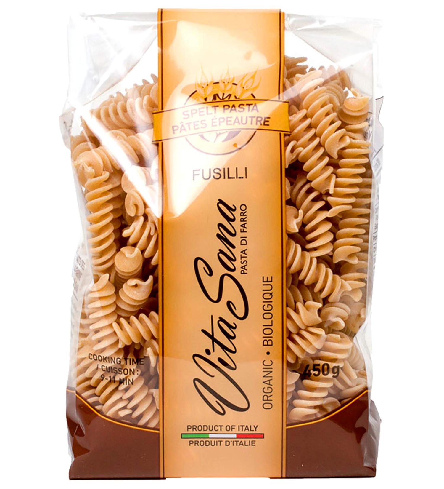 Vita Sana Organic Spelt Fusilli 450g - Buy Online on GoSupps.com