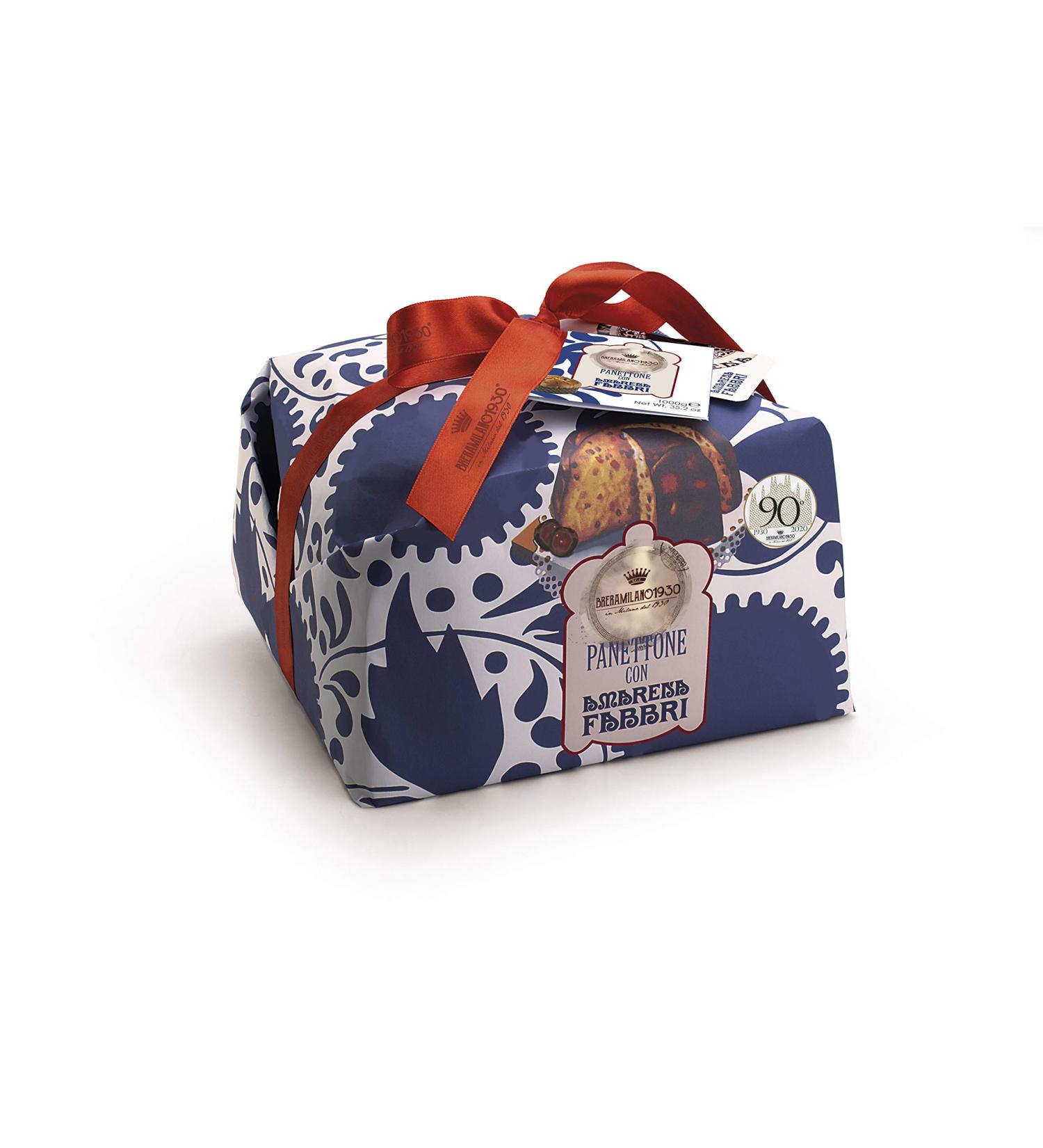 Amarena Fabbri Panettone with Candied Cherries, 1000 Gram