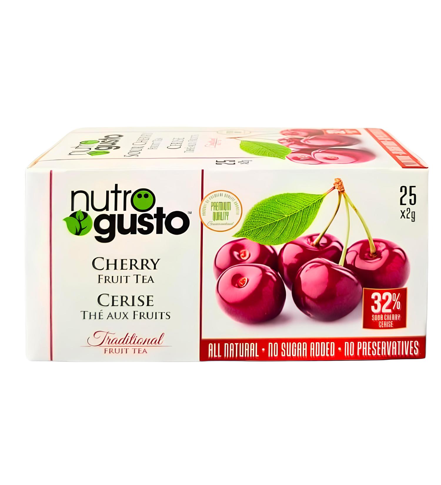 NutroGusto Tea Cherry 50 g - Buy Online on GoSupps.com