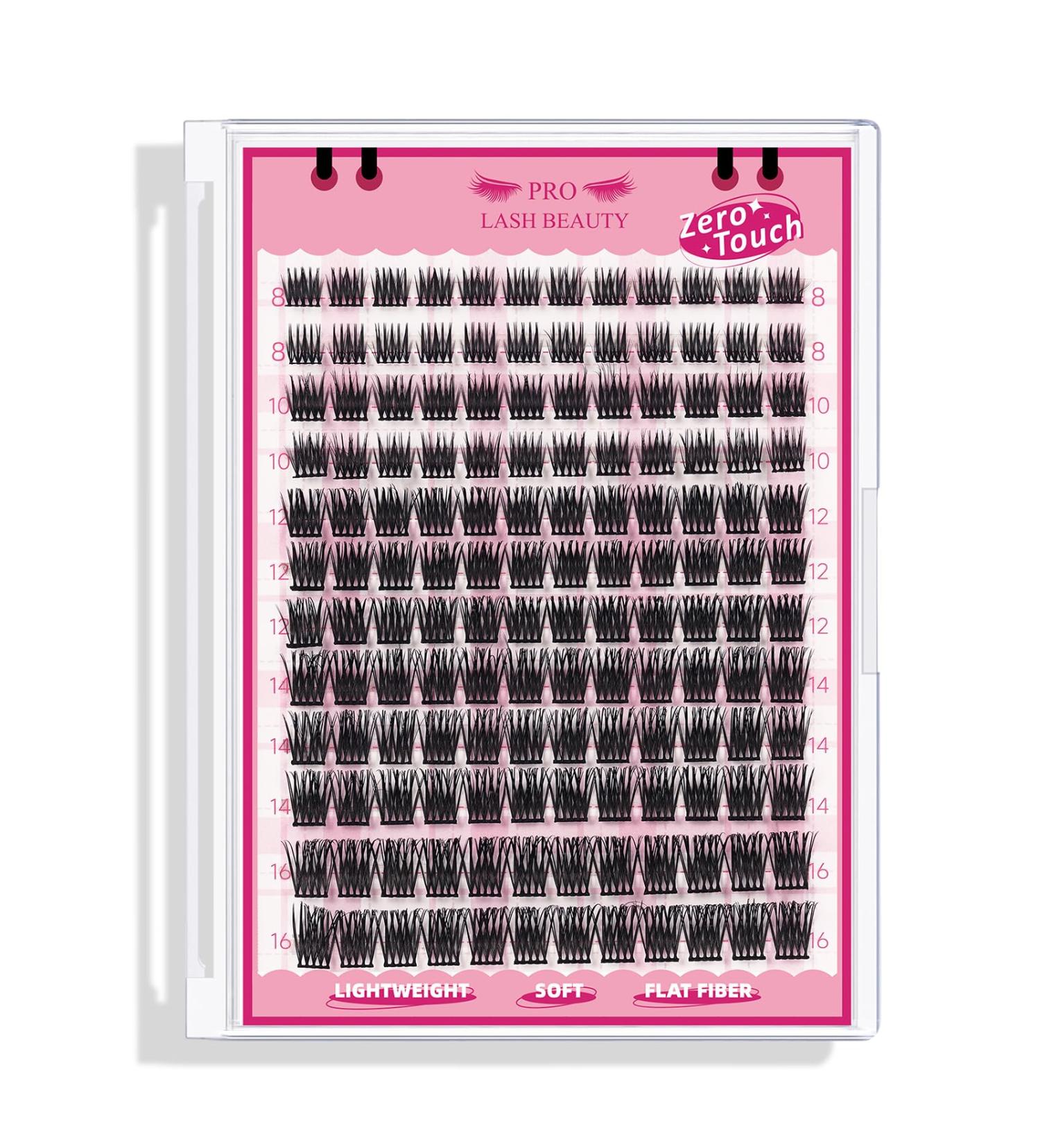 144 Pcs Individual Cluster Lashes | DIY Lash Extension Kit | Volume Wispy Lashes | Reusable & Comfortable | C Curl | Zero Touch | Flutter - Buy Online on GoSupps.com