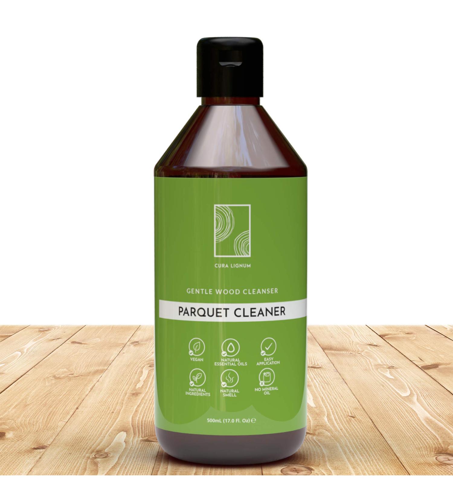 Cura Lignum Parquet Floor Cleaner - Ideal Wooden Floor Cleaner Liquid & Hardwood Floor Cleaner Effective Wood Floor Cleaner Liquid for Dark Wood Stain A Wood Floor Polish & Wood Stain Remover 500ml - Buy Online on GoSupps.com