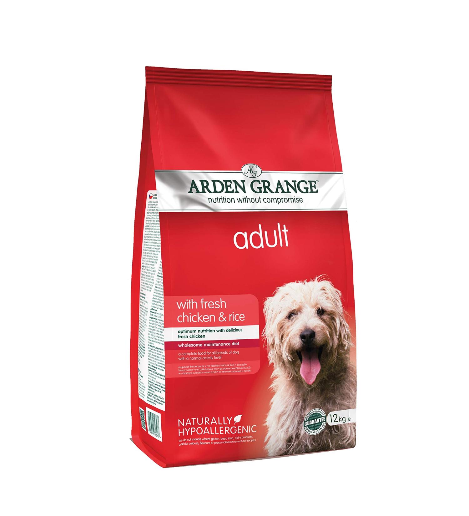 Arden Grange Adult Dry Dog Food Chicken and Rice 12kg 12 kg (Pack of 1) Single - Buy Online on GoSupps.com