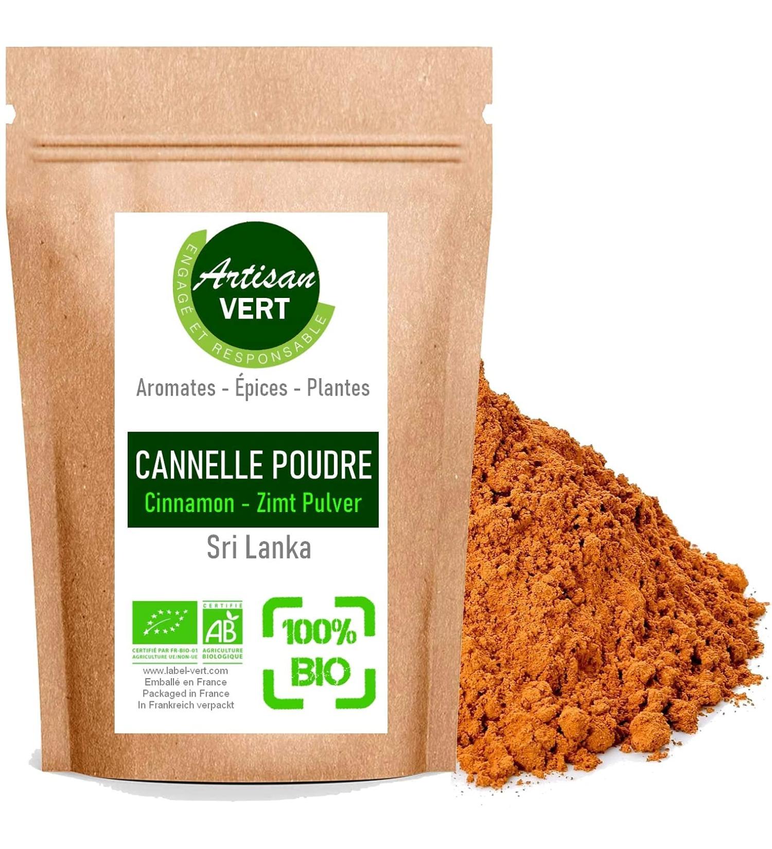 Cassia cinnamon ground powder (500g) 100% plant-based natural - Buy Online on GoSupps.com