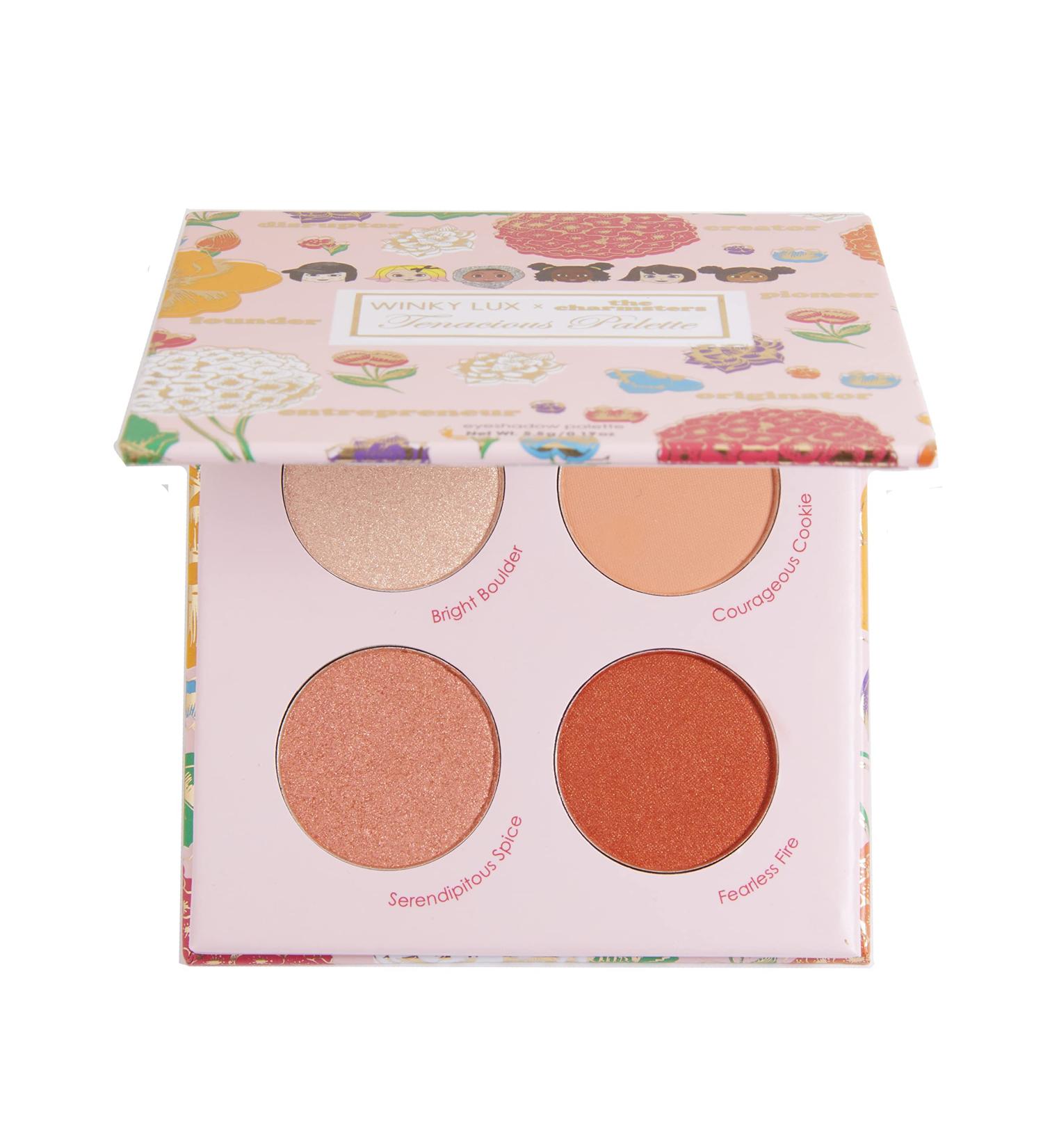 Winky Lux Charmsters Tenacious Eyeshadow Palette | Pink Peach & Red Shades | International Shipping Available - Buy Online on GoSupps.com