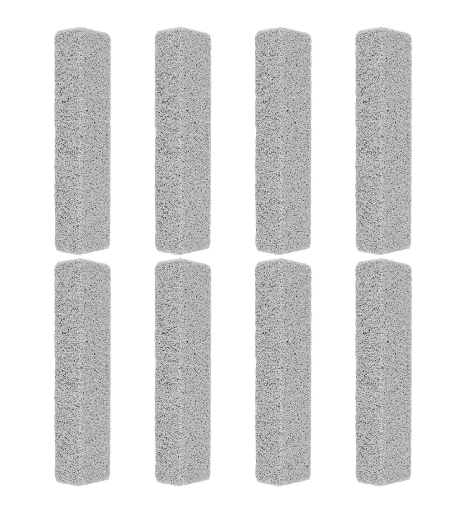 Xeodaun 8 Pieces Pumice for Cleaning Pumice Scouring Pad Grey Pumice Stick Cleaner for Removing Toilet Bowl Ring Bath Household Kitchen Pool - Buy Online on GoSupps.com