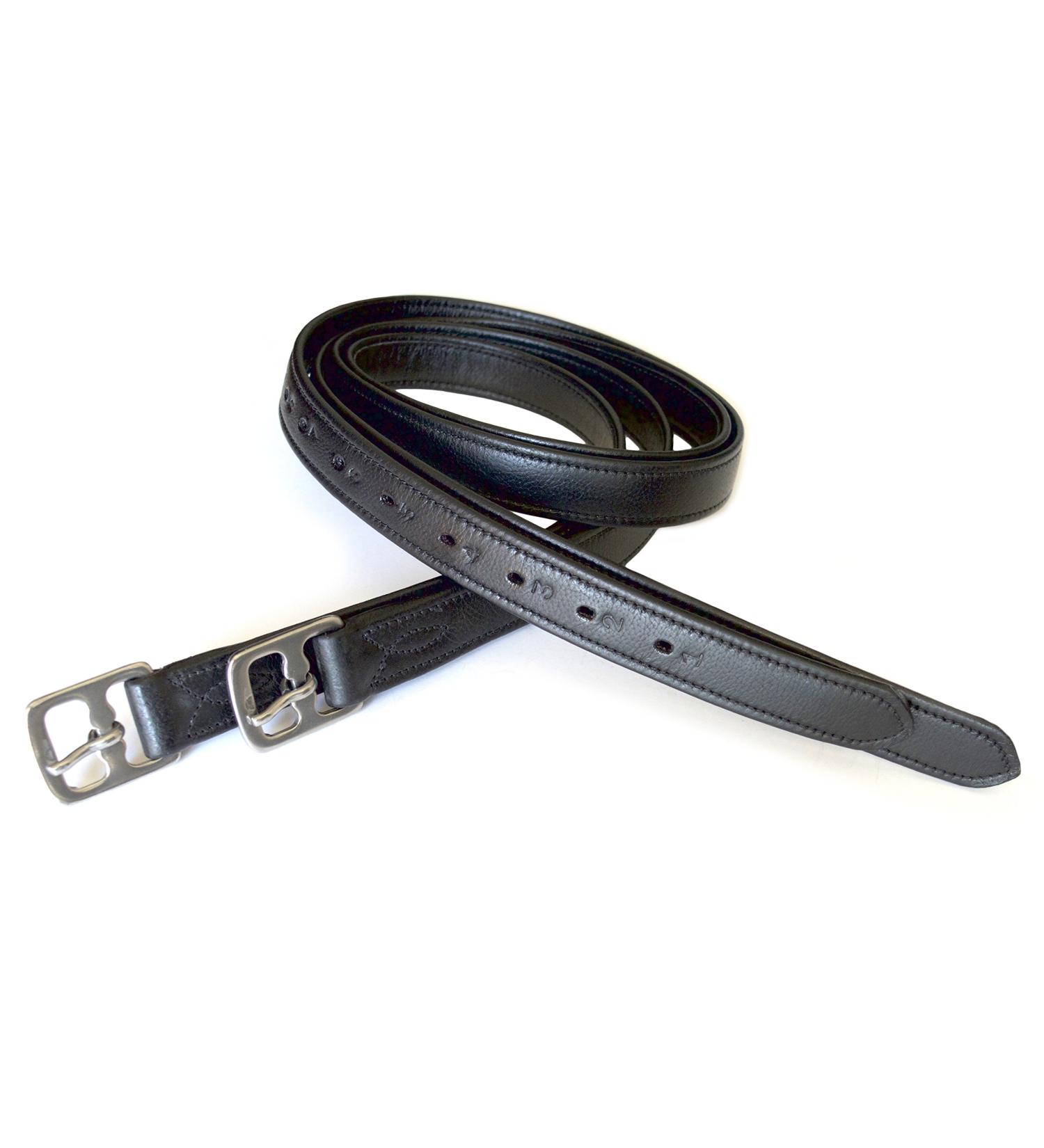 SIE Wrapped supersoft stirrup leathers 54'' Black