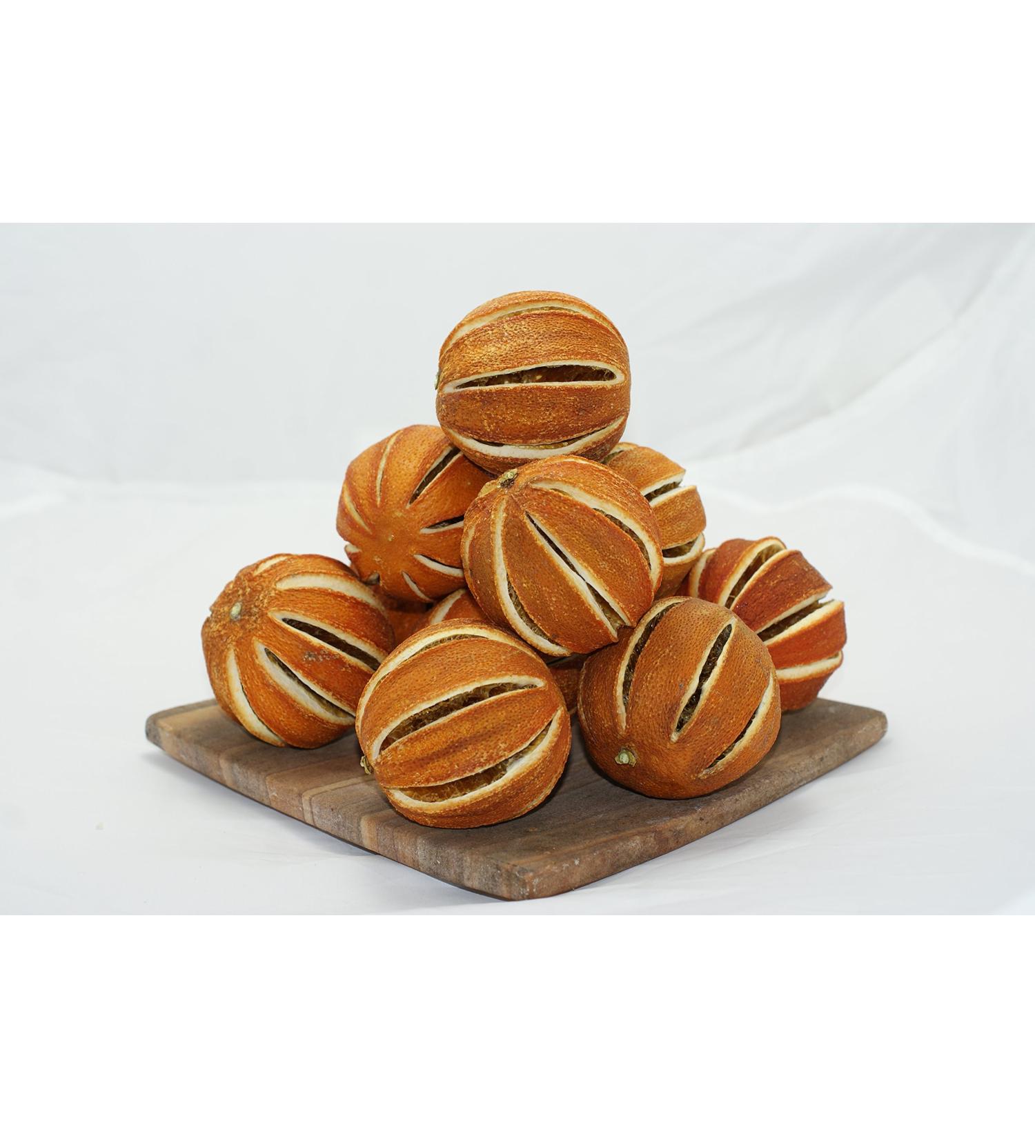 Bountiful Harvest Decorative Fruits for Christmas Decorations and Wreaths (All Fruits (Whole Orange 250g)