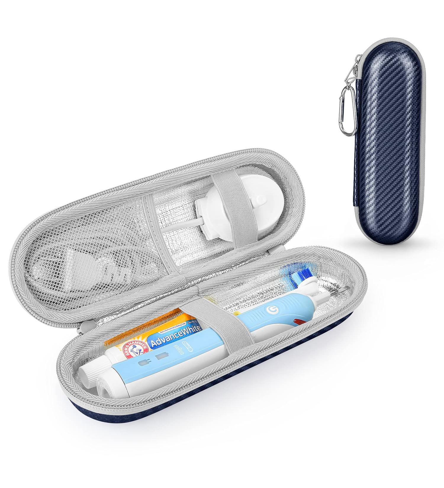 PhD KEISI Electric Travel Case for Oral-B & Sonicare Toothbrush - Portable Hard Shell Storage Blue - Buy Online on GoSupps.com