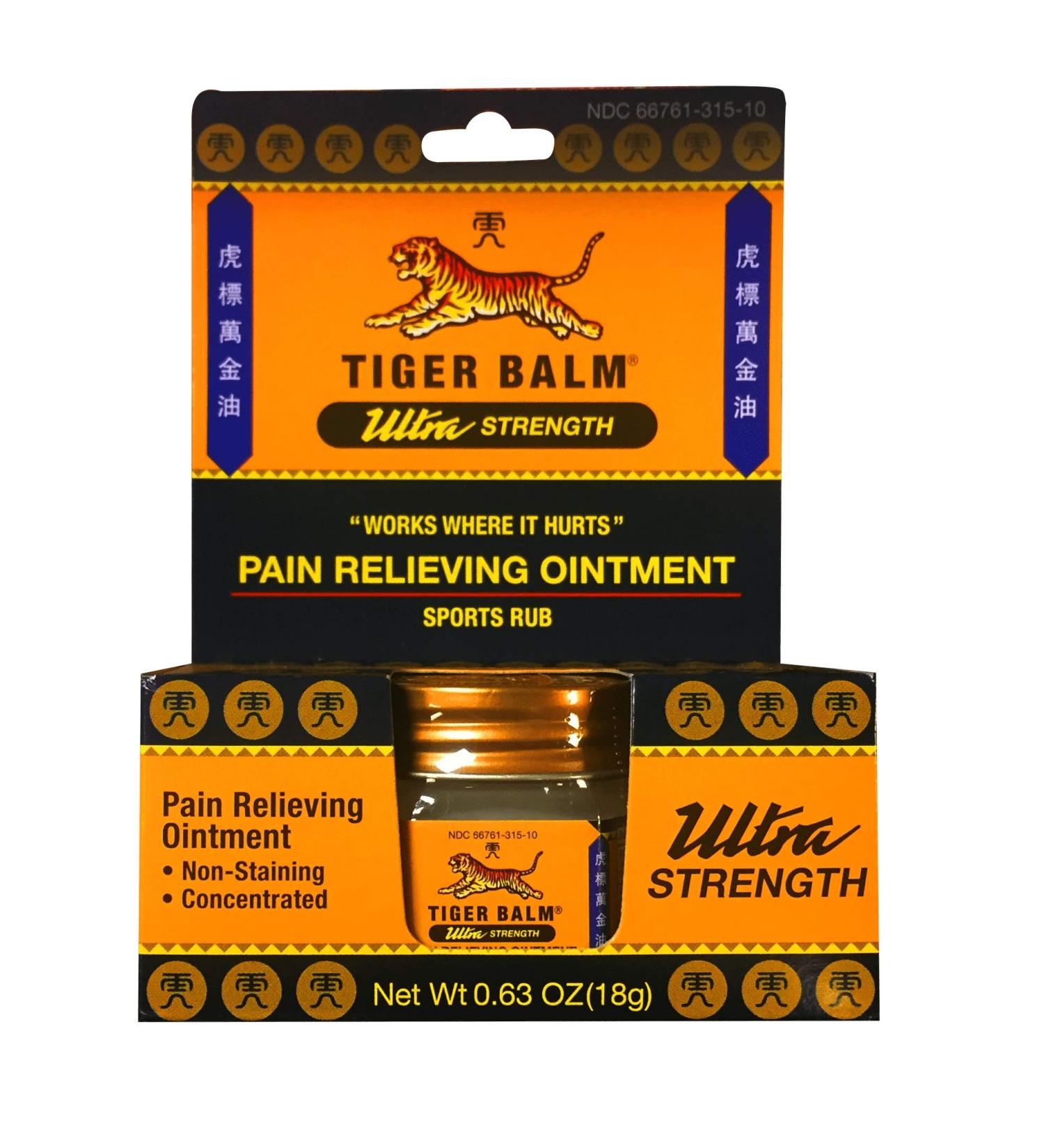 Tiger Balm Ultra Strength 0.63 oz (Pack of 7)