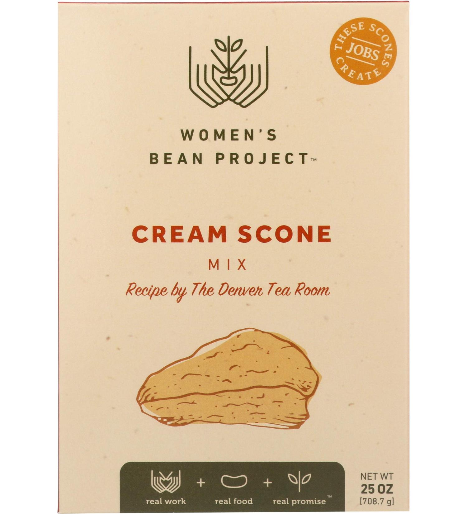 Women's Bean Project Cream Scone Mix - 25 oz | Delicious Baking Mix - Buy Online on GoSupps.com