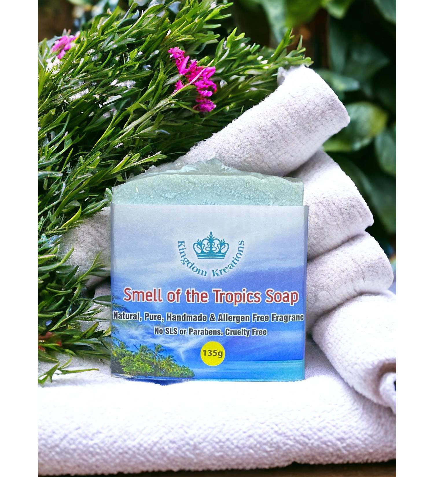Natural Smell of The Tropics Soap - Allergen Free Fragrance