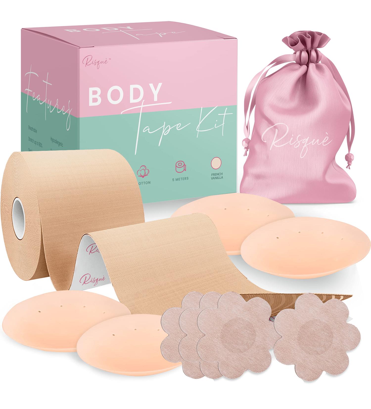 Chest Brace Kit for Lift & Contour | Waterproof Sweat-Proof Bob Tape - Vanilla Bean - Buy Online on GoSupps.com
