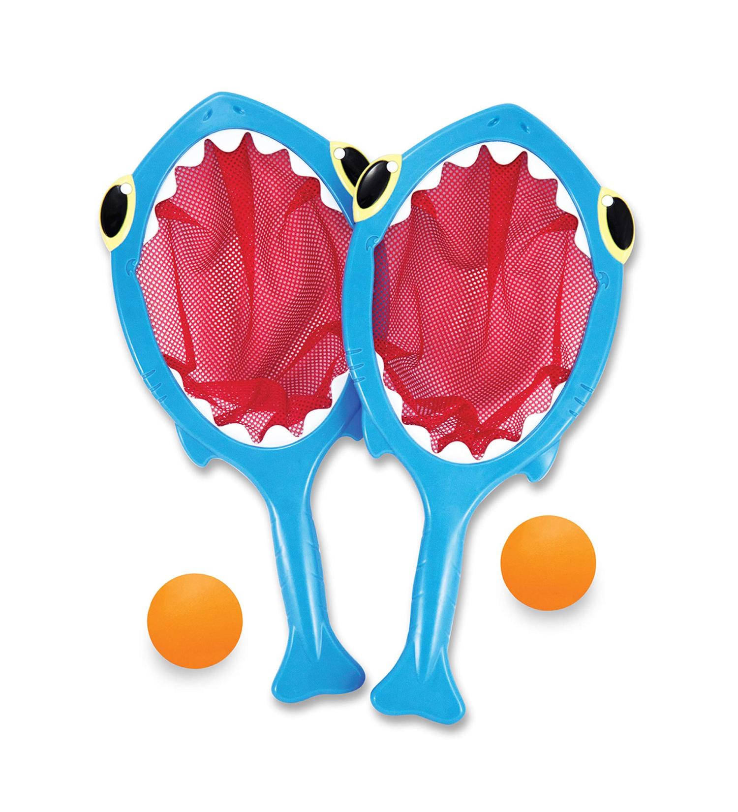 Melissa & Doug Sunny Patch Spark Shark Toss and Catch Game | 2 Balls Included - Buy Online on GoSupps.com