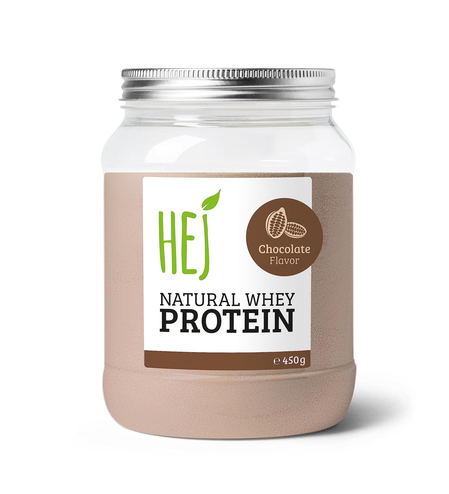 HEJ Whey Protein Powder Shake - Chocolate Flavor | 450g | High Protein Low Carb International Shipping Available - Buy Online on GoSupps.com