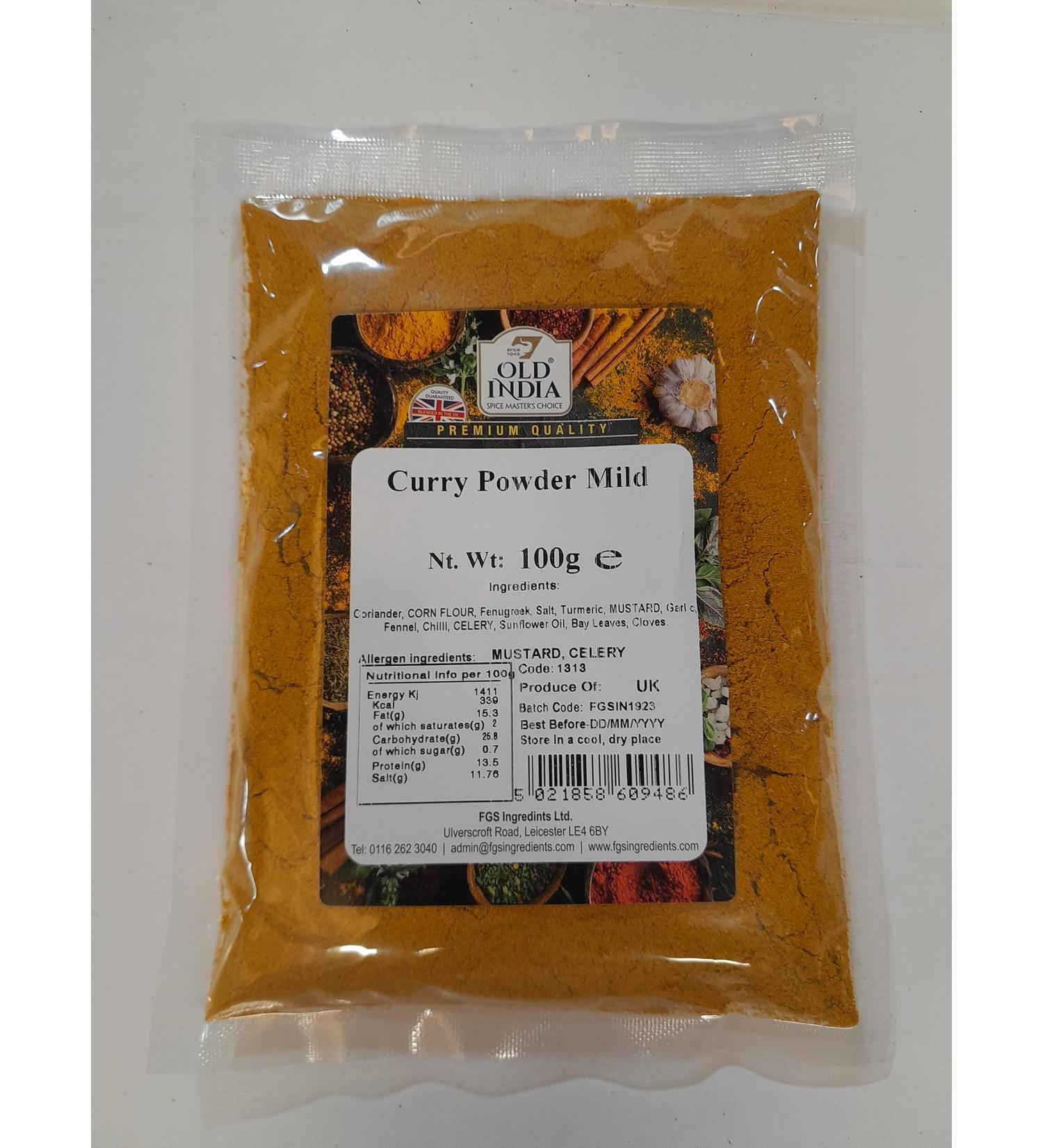 Old India Curry Powder Mild 100g 100 g