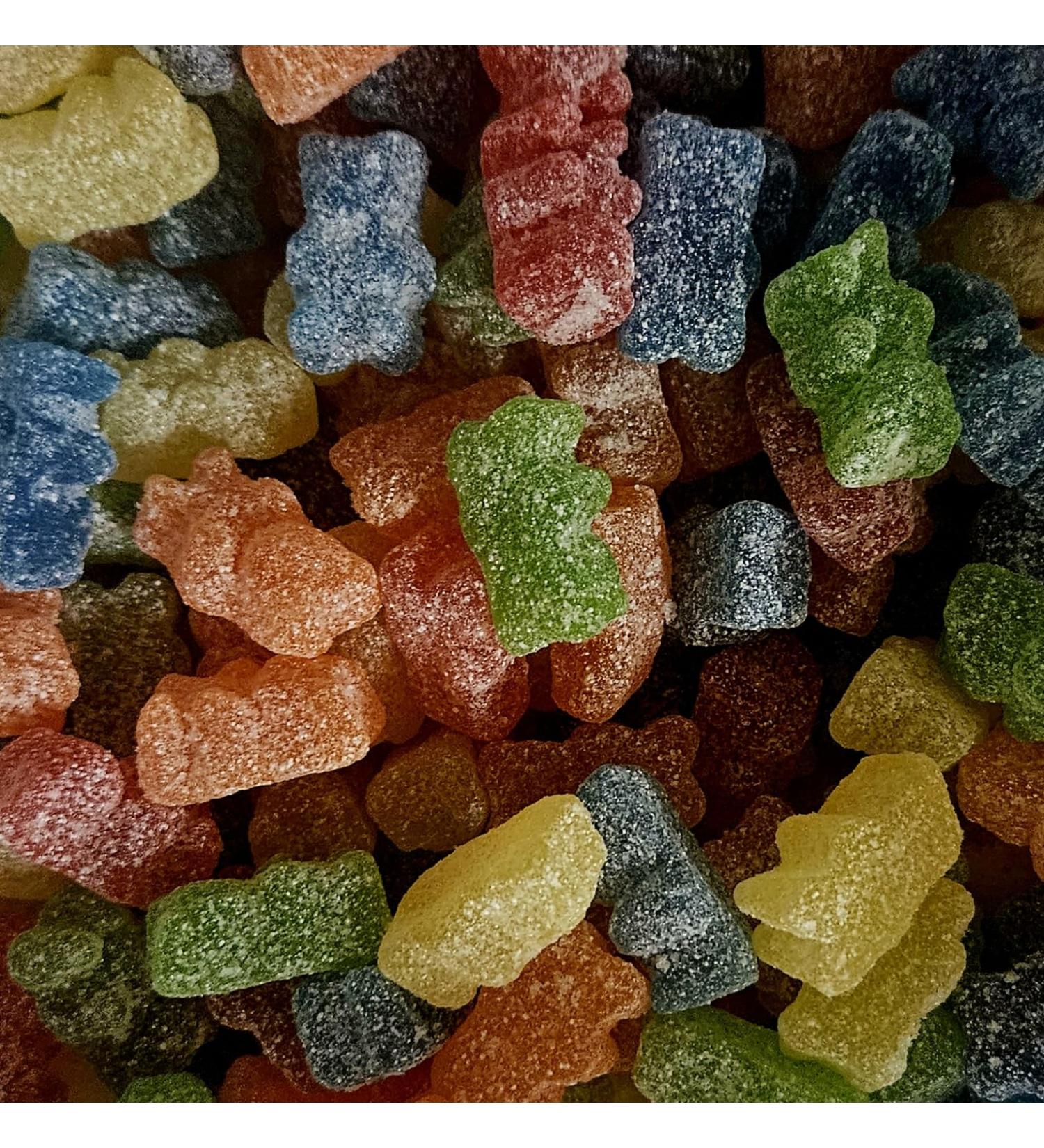 TAOS Fizzy Sour Bears Vegan Pick & Mix Sweets Kingsway 500g