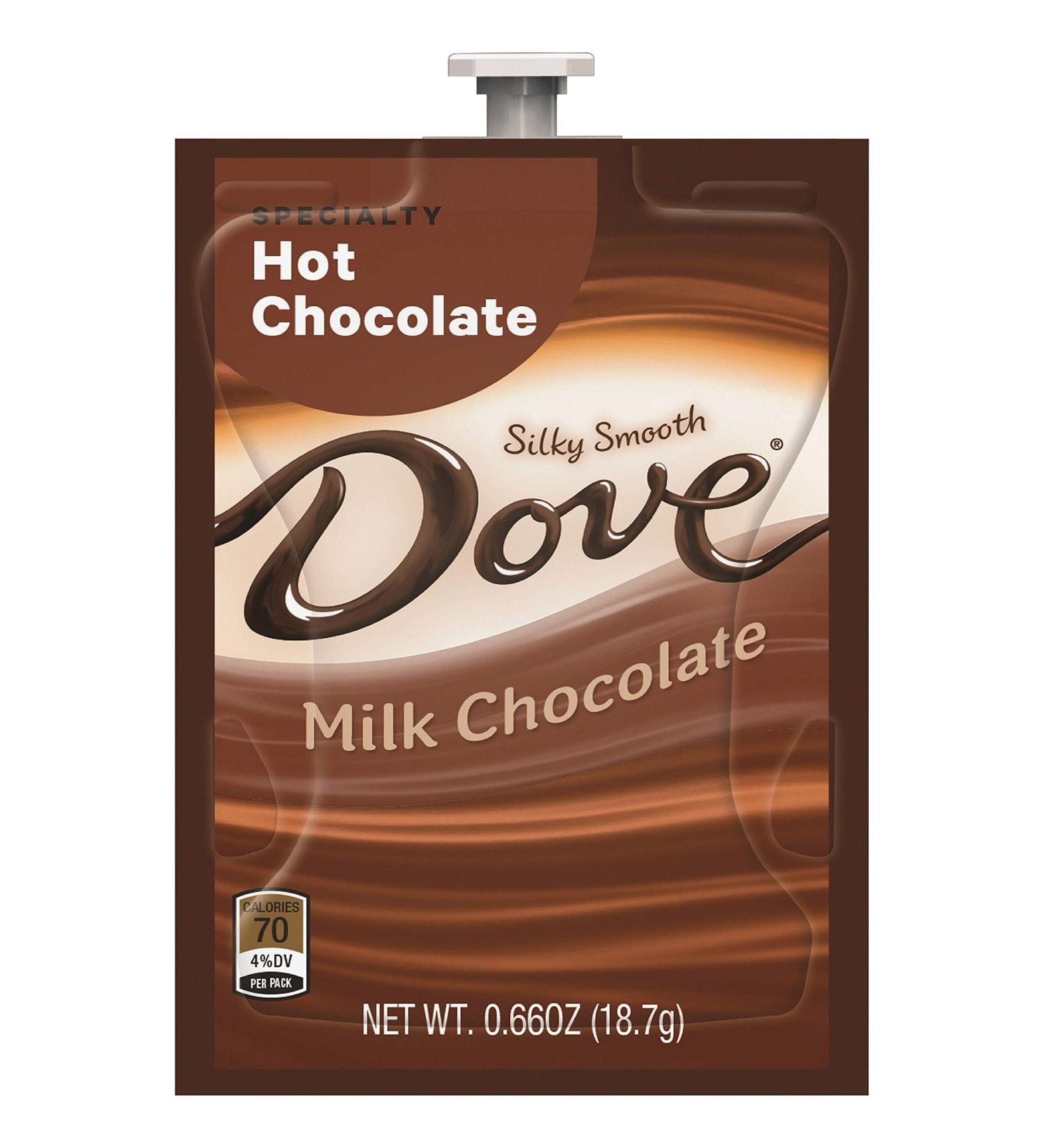 FLAVIA DOVE Hot Chocolate 18-Count Fresh Packs - Pack of 4 - Buy Online on GoSupps.com