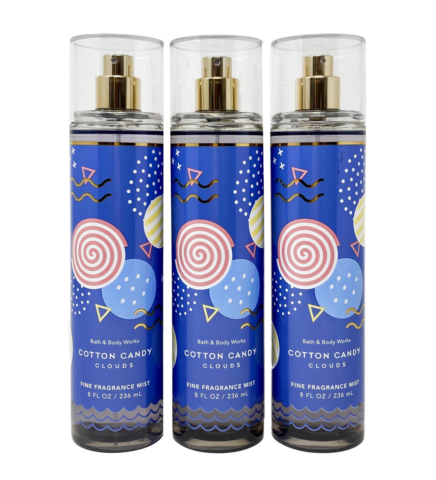 Cotton Candy Clouds Gift Set of 3 - Includes Fine Fragrance Mist - Full Size