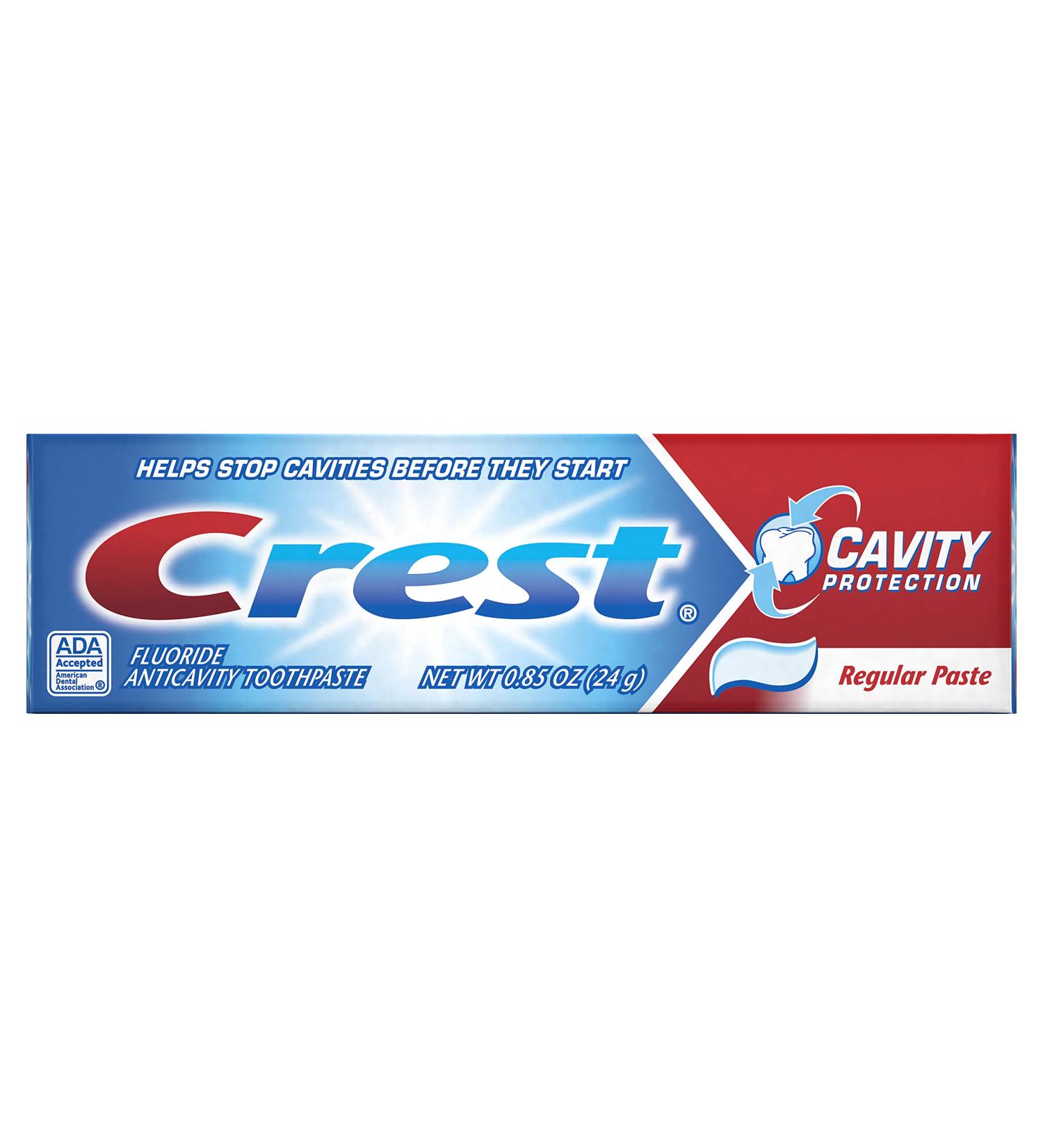 Crest Cavity Protection Regular Toothpaste - 0.85 oz - Pack of 36 | International Shipping Available - Buy Online on GoSupps.com