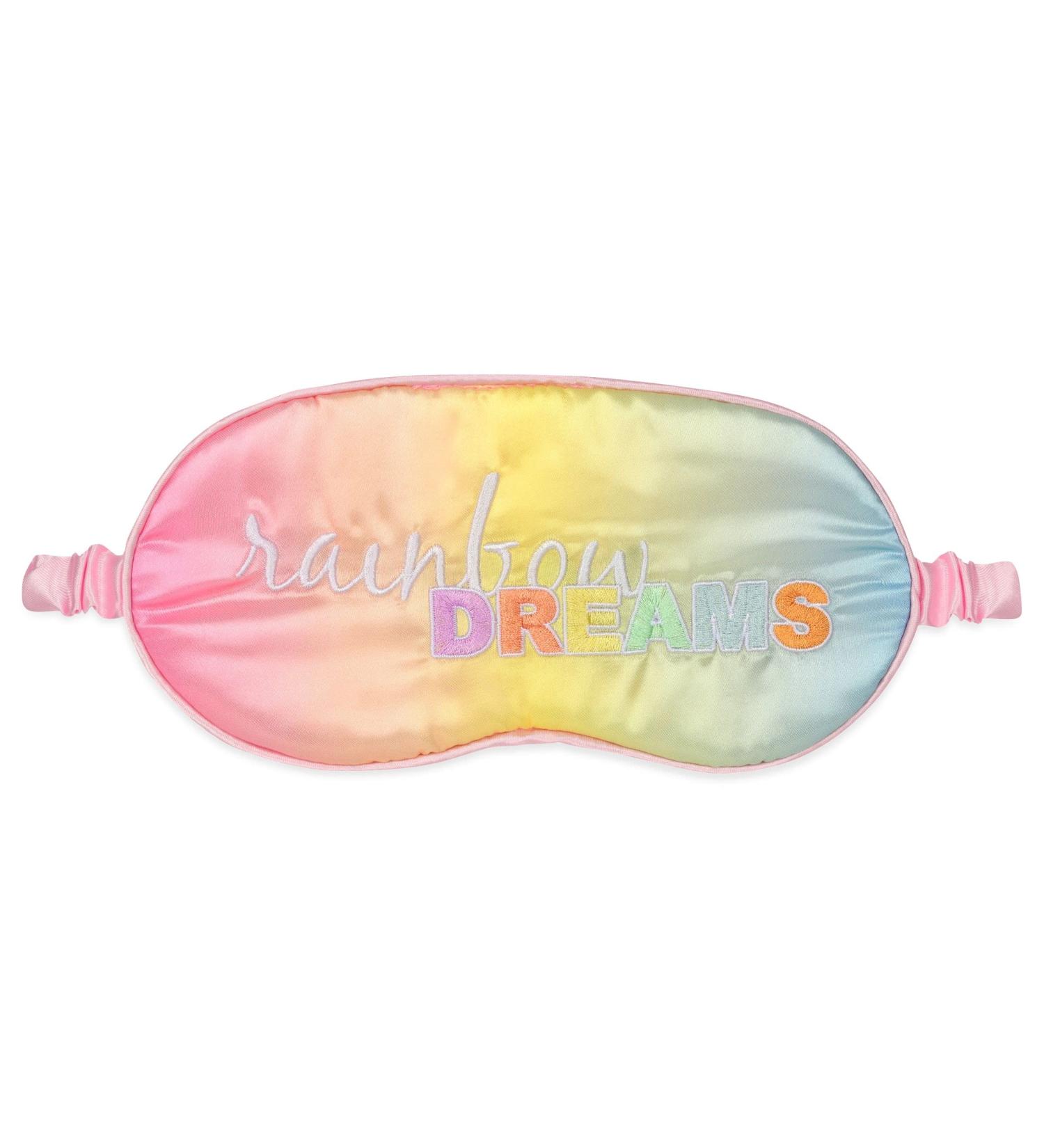 Buy iScream Pretty Nights Silky Satin Sleep Mask Rainbow Dreams | Embroidered Accent for Girls | International Shipping - Buy Online on GoSupps.com