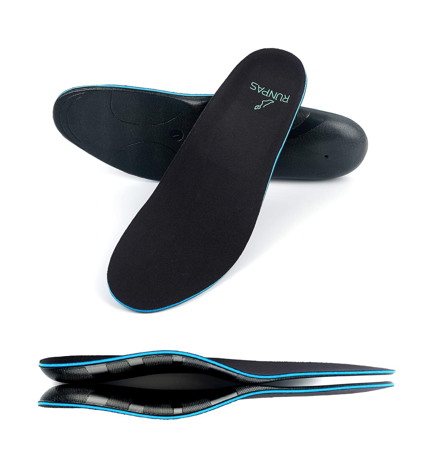 Orthotic Insoles for Plantar Fasciitis Relief | Arch Support for Flat Feet | Men 10-11.5, Women 12-13.5 - Buy Online on GoSupps.com