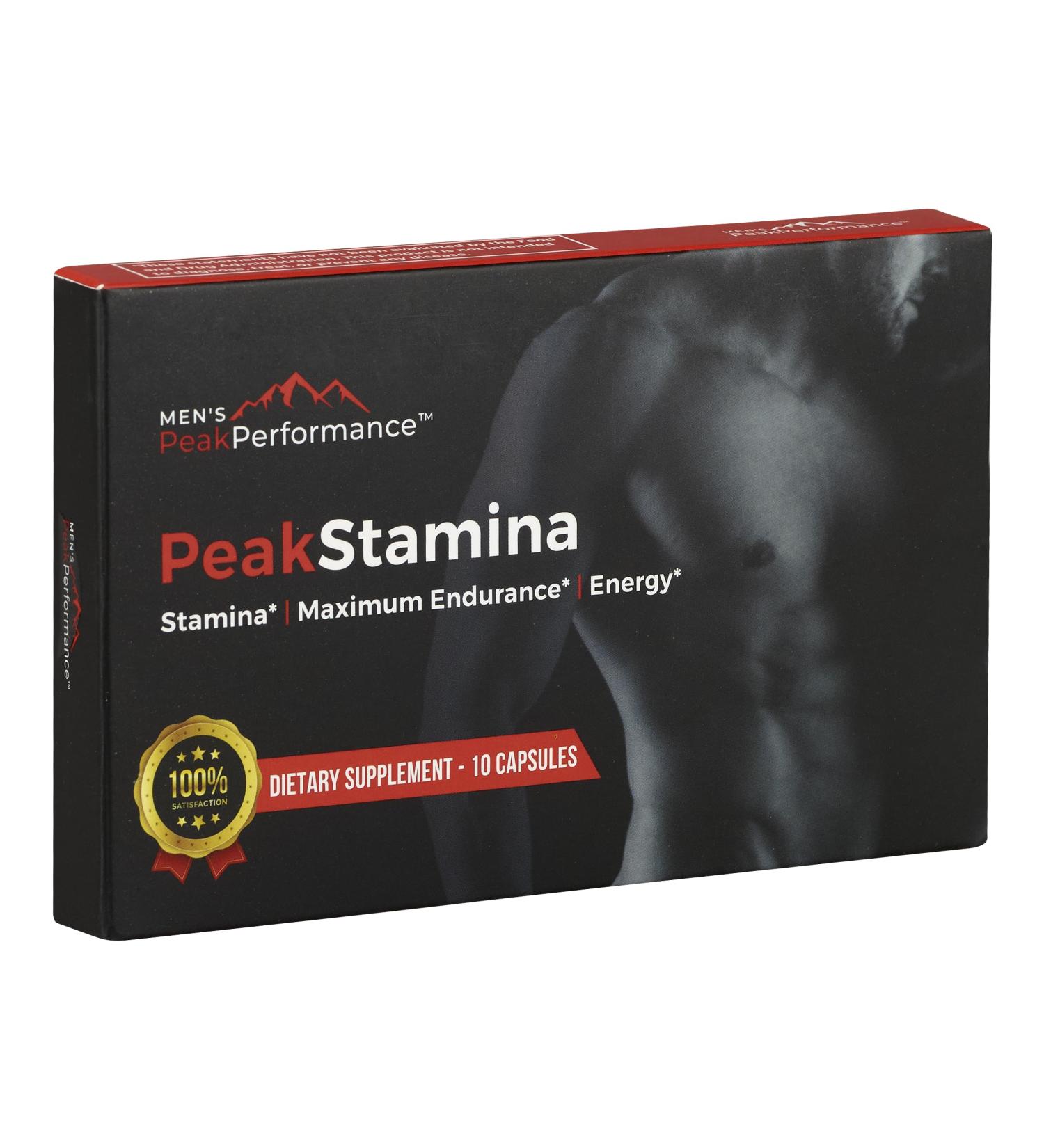 Male Maximizer Supplement - Energy Endurance & Stamina Support for Peak Performance with Horny Goat Weed Ashwagandha Tongkat Ali & Maca - 10pk Capsules - Buy Online on GoSupps.com